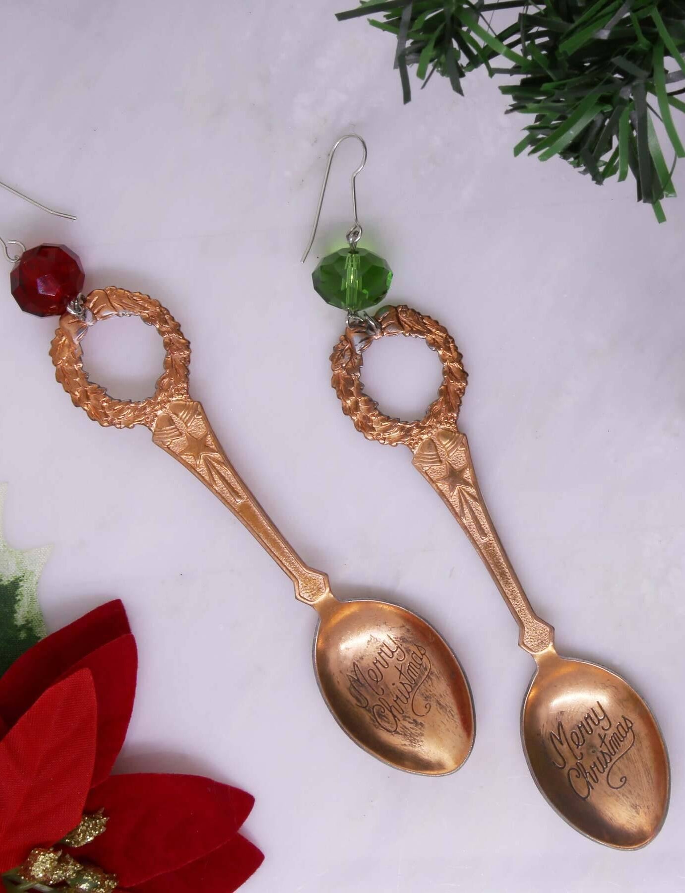 1928 Jewelry Classic Christmas Teaspoon Tree Ornament