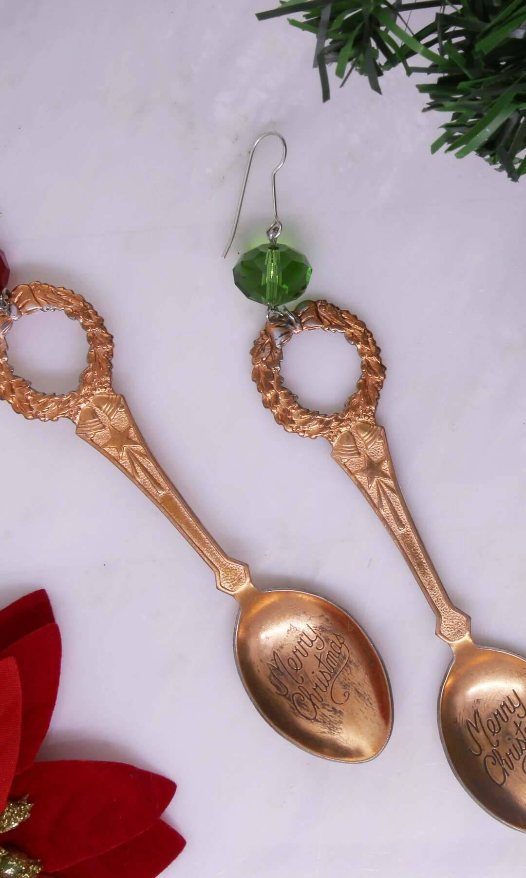 1928 Jewelry Classic Christmas Teaspoon Tree Ornament