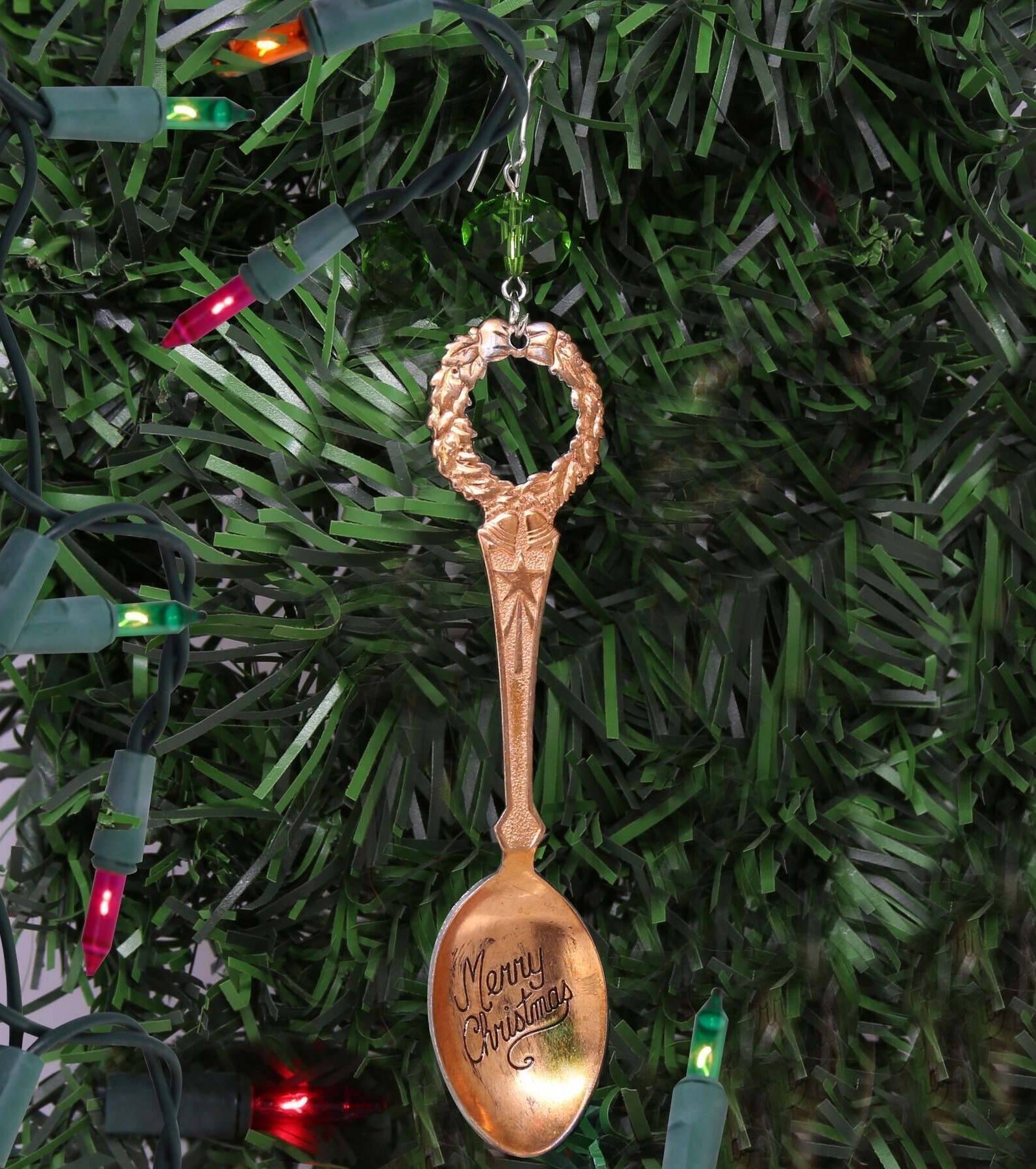 1928 Jewelry Classic Christmas Teaspoon Tree Ornament