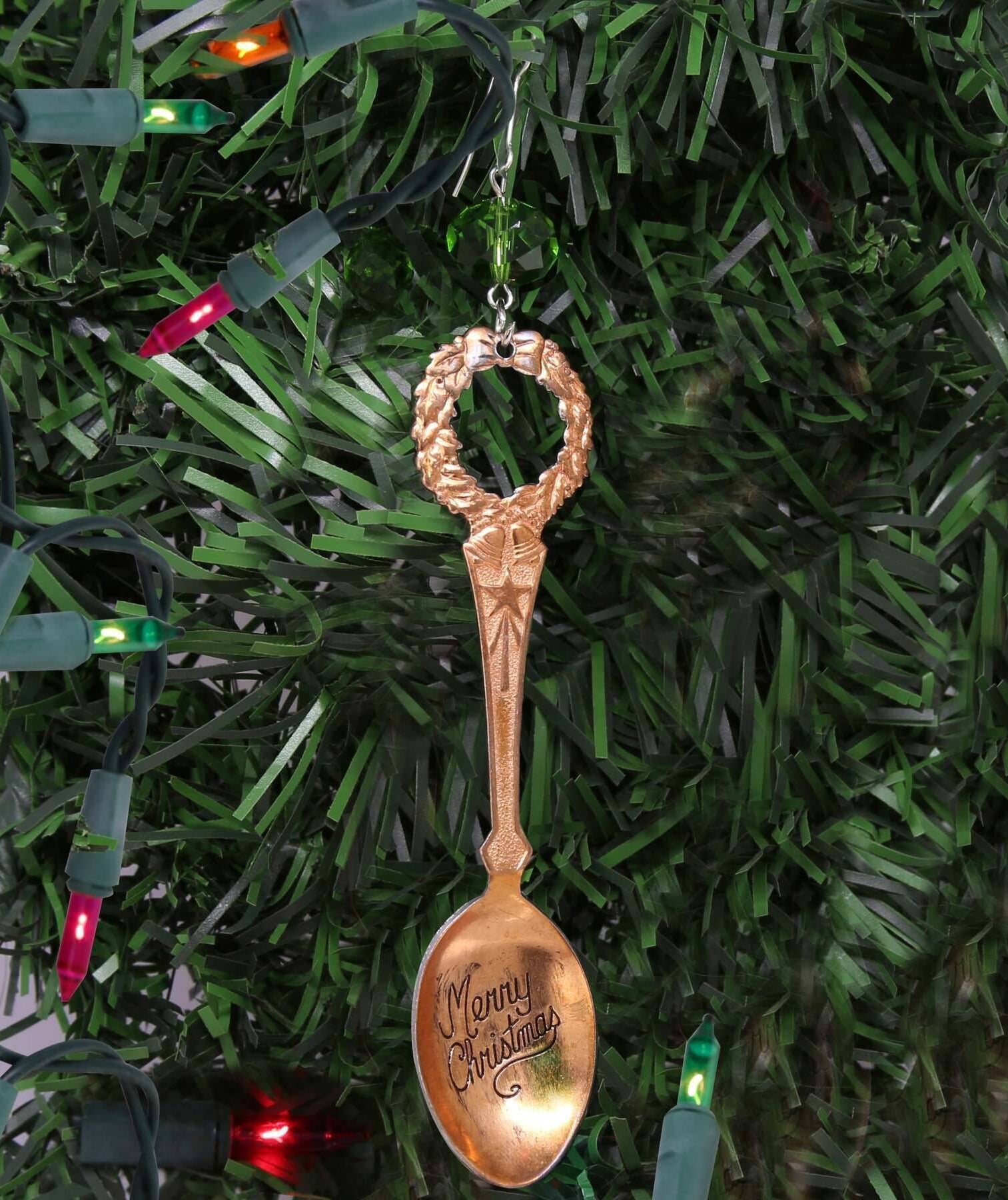 1928 Jewelry Classic Christmas Teaspoon Tree Ornament