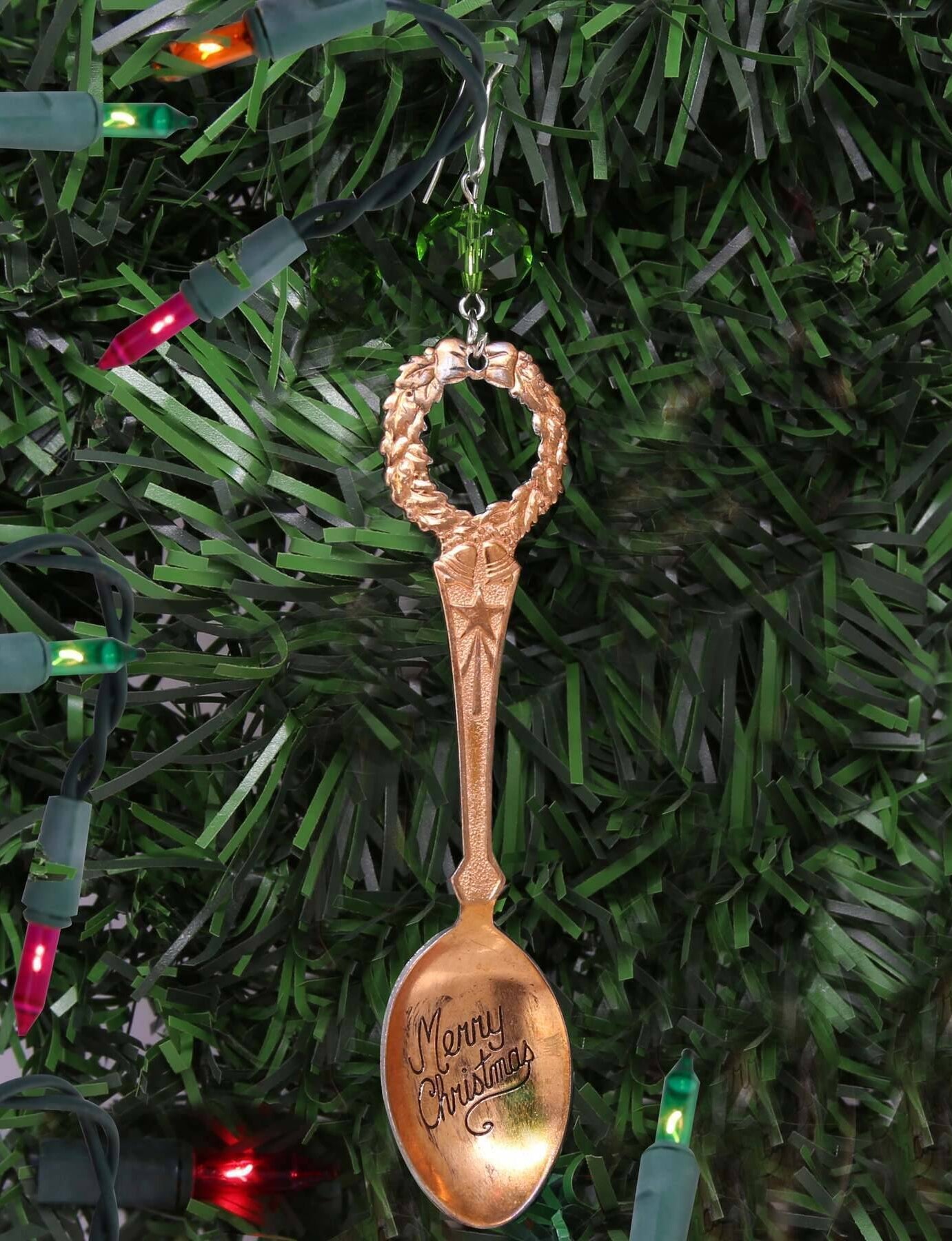 1928 Jewelry Classic Christmas Teaspoon Tree Ornament
