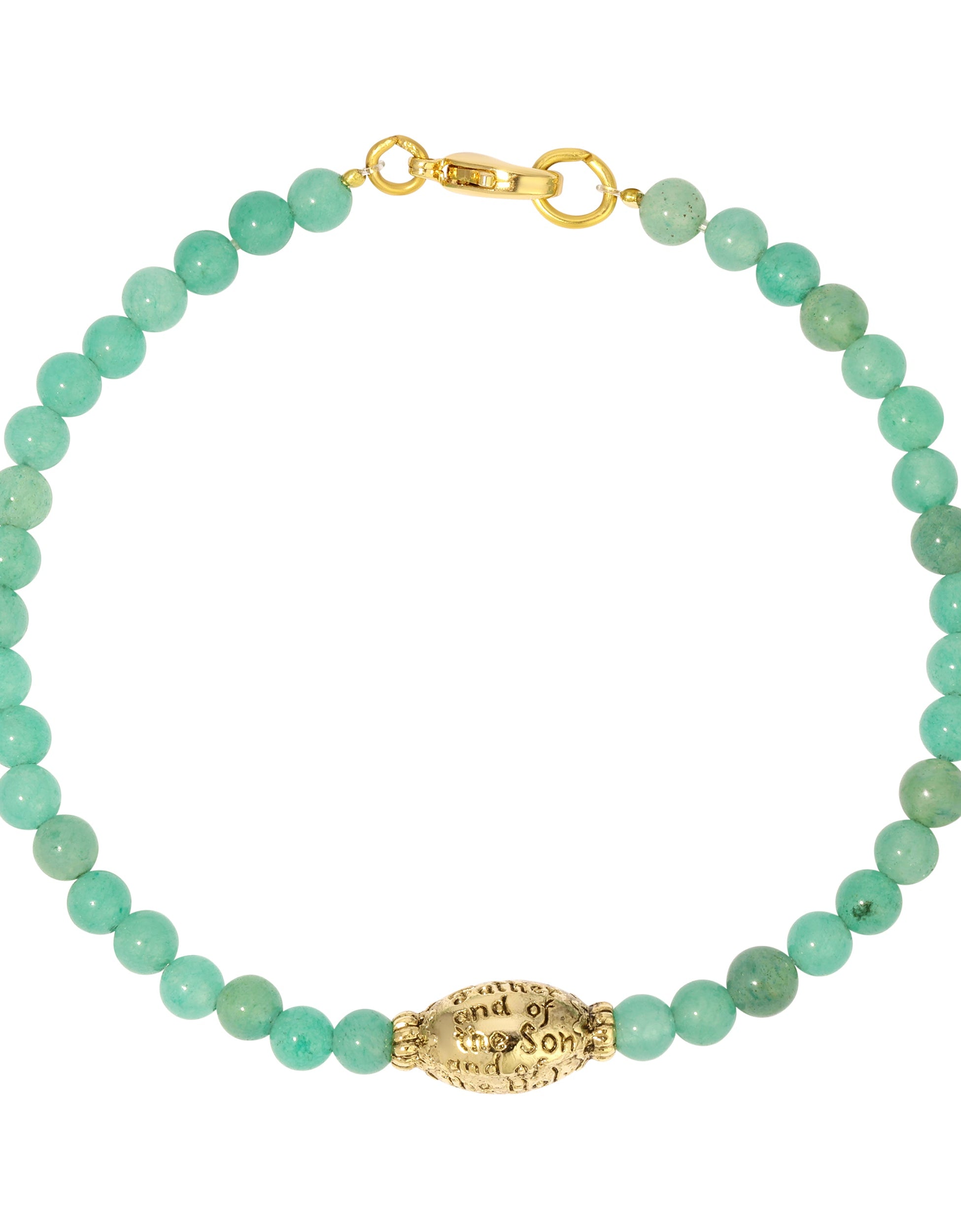 Symbols Of Faith Sign of the Cross Beaded Bracelet