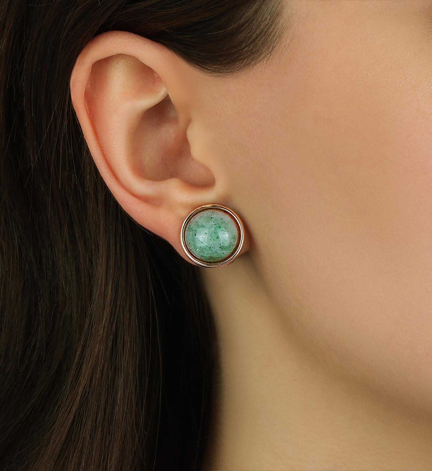 1928 Jewelry Tierra Gemstone Stud Earrings