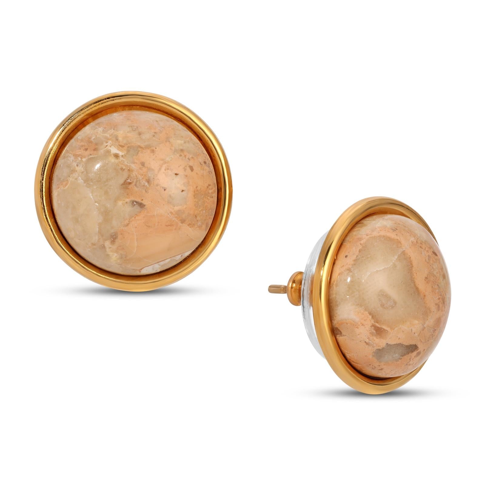 1928 Jewelry Tierra Gemstone Stud Earrings