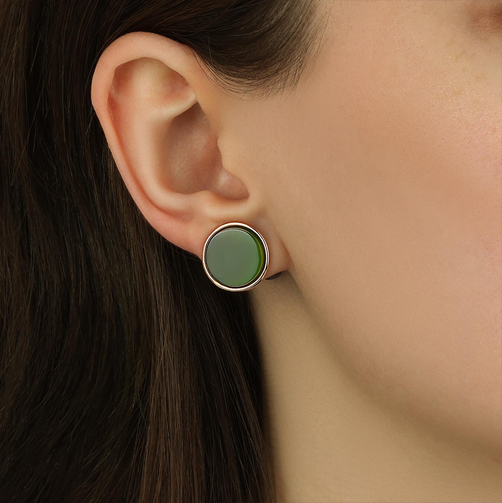 1928 Jewelry Tierra Gemstone Stud Earrings