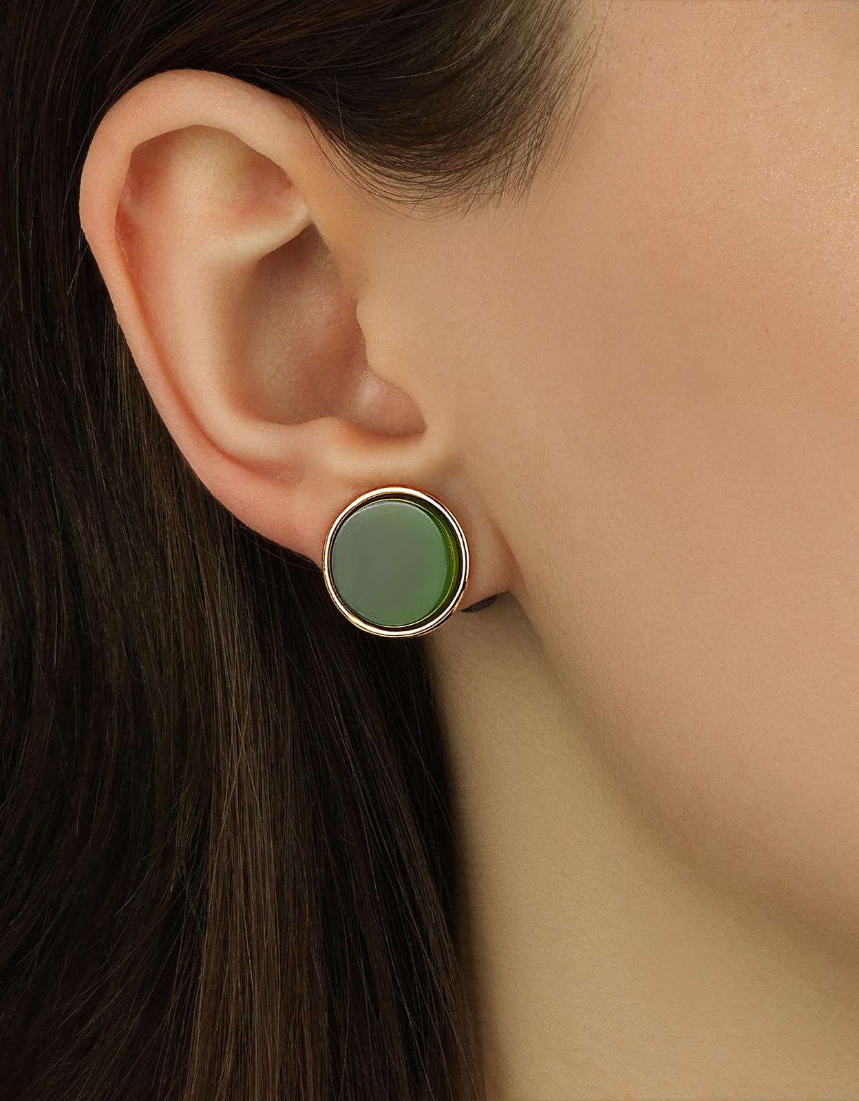 1928 Jewelry Tierra Gemstone Stud Earrings