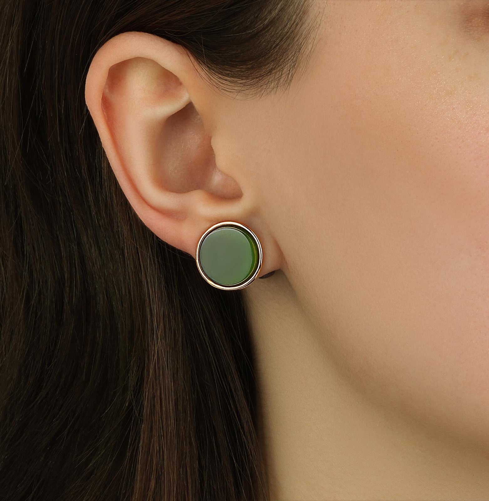 1928 Jewelry Tierra Gemstone Stud Earrings