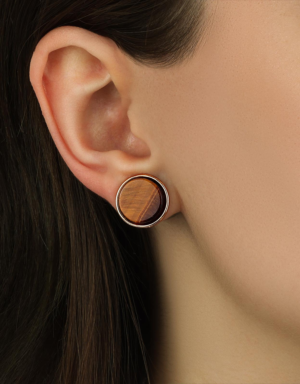 1928 Jewelry Tierra Gemstone Stud Earrings