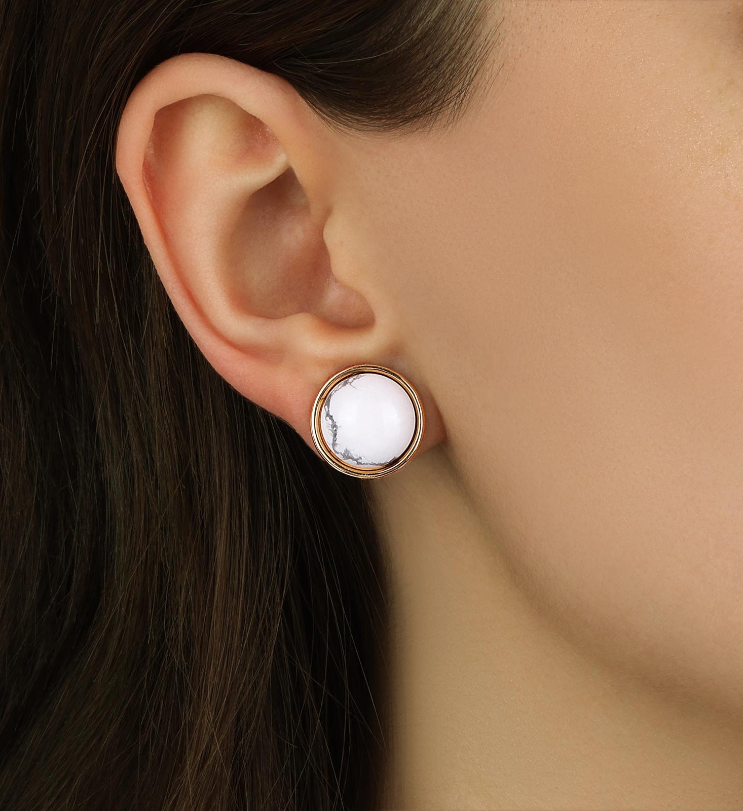 1928 Jewelry Tierra Gemstone Stud Earrings