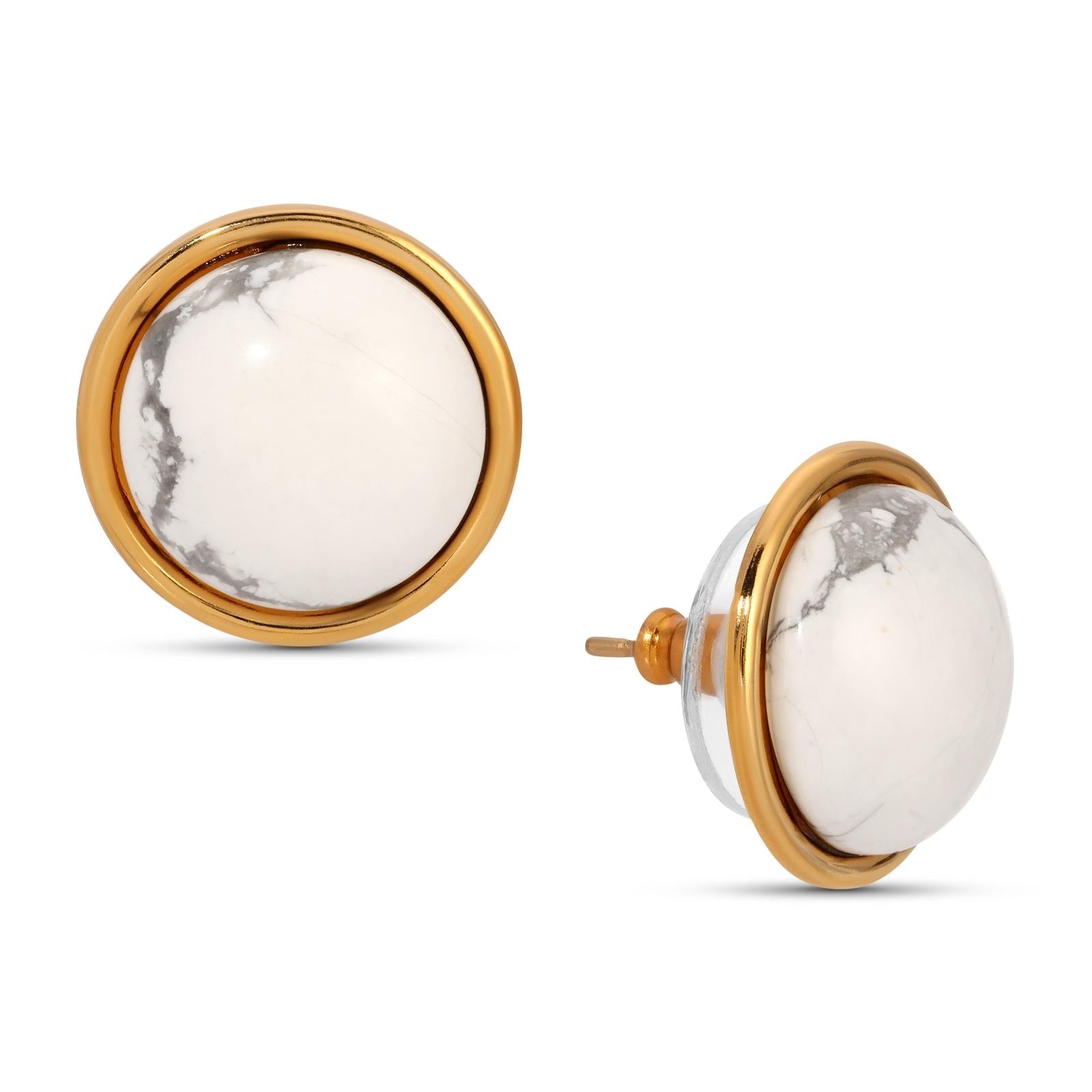 1928 Jewelry Tierra Gemstone Stud Earrings