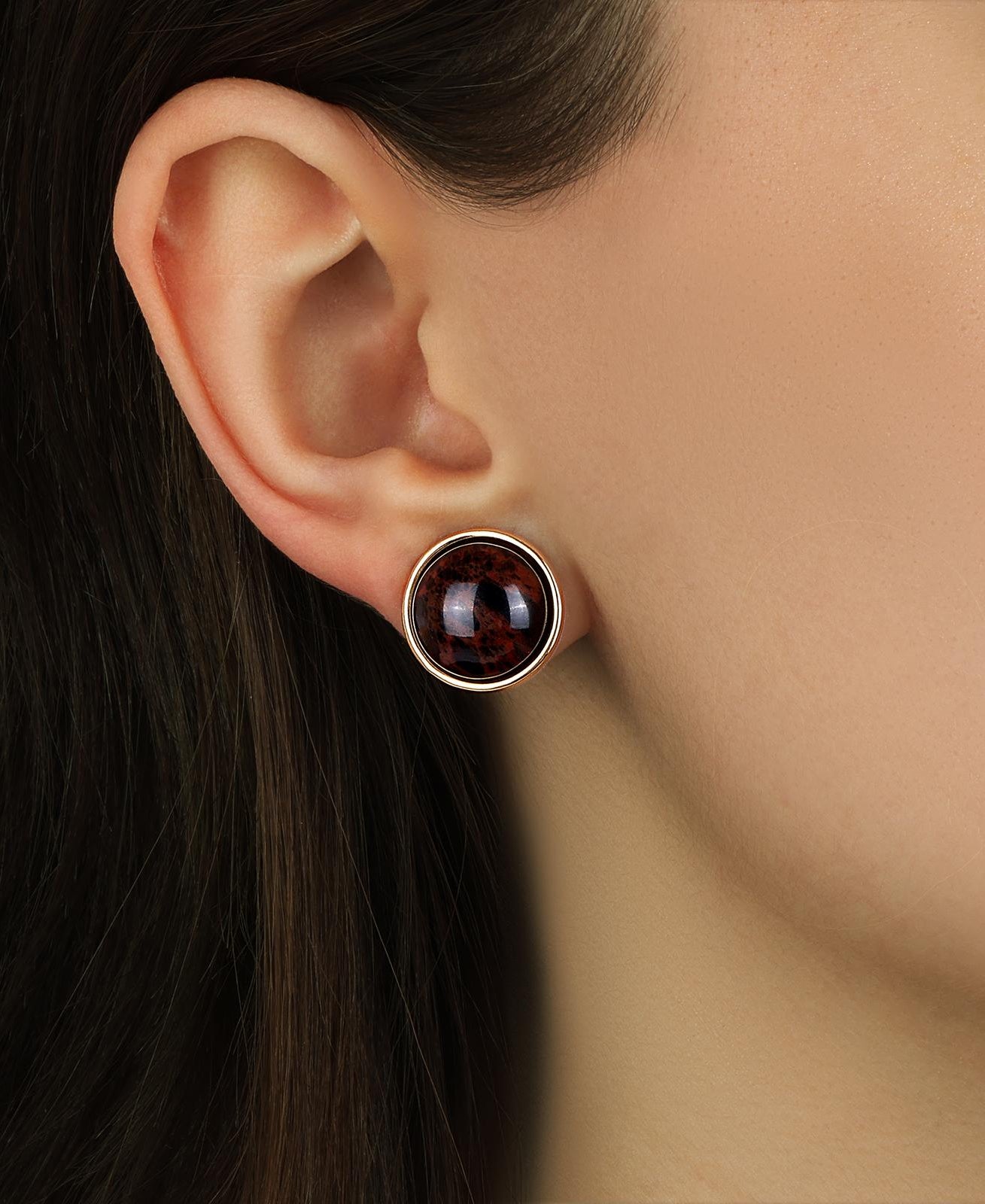 1928 Jewelry Tierra Gemstone Stud Earrings