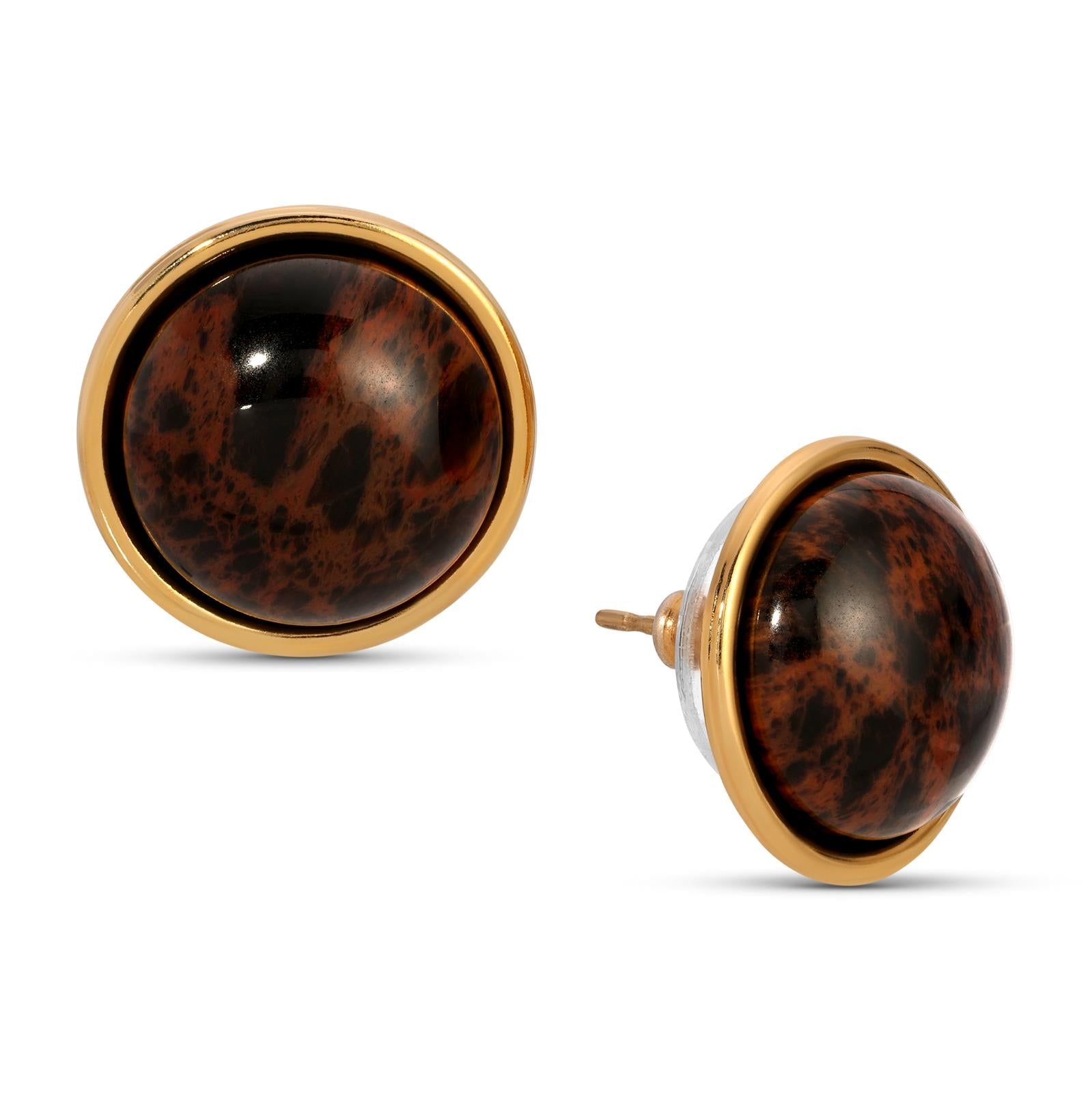 1928 Jewelry Tierra Gemstone Stud Earrings