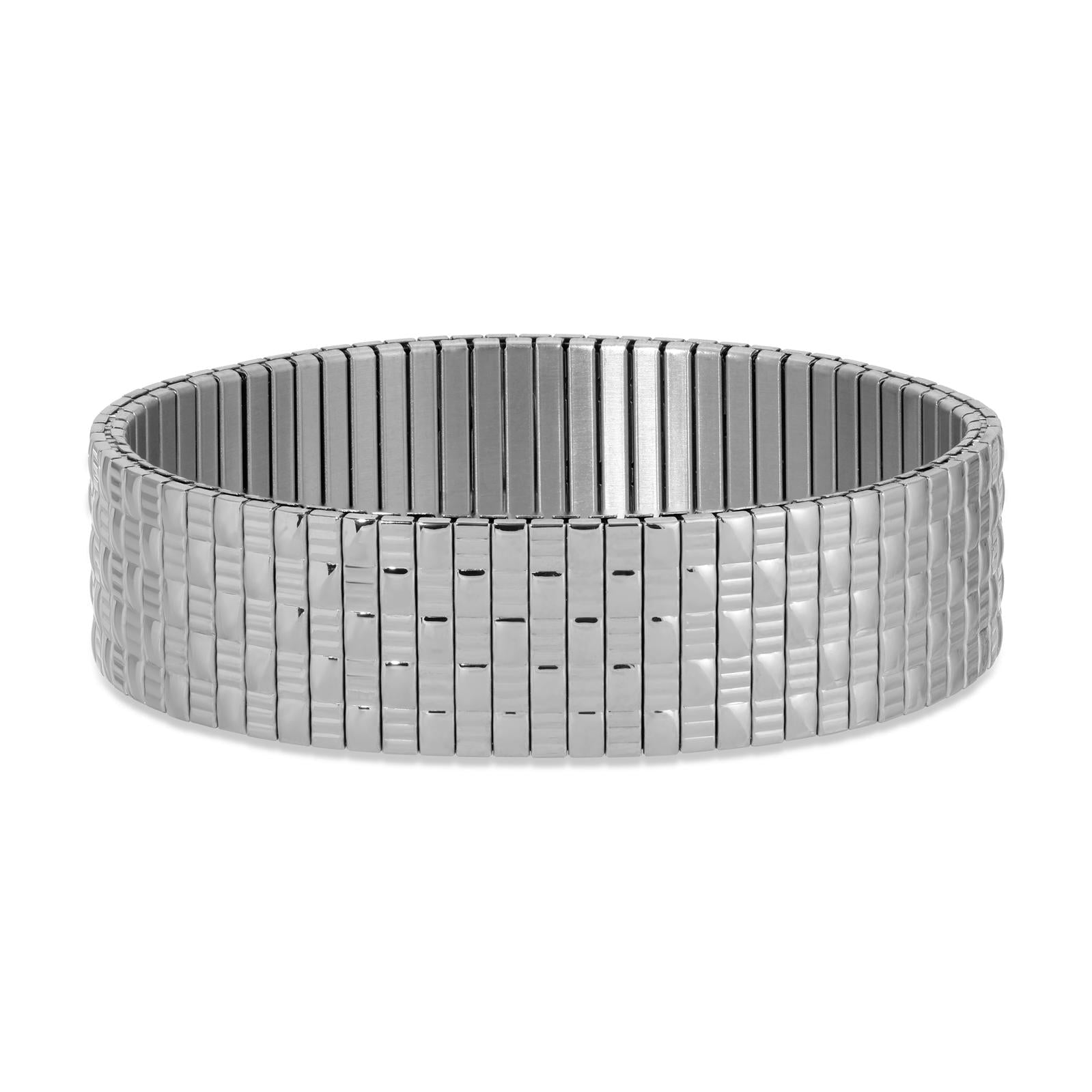 1928 Jewelry Silver Infinite Stretch Bracelet