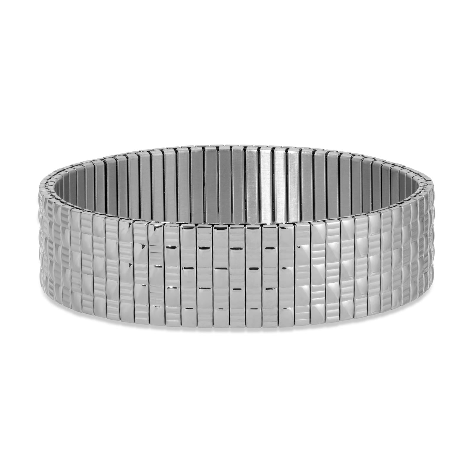 1928 Jewelry Silver Infinite Stretch Bracelet
