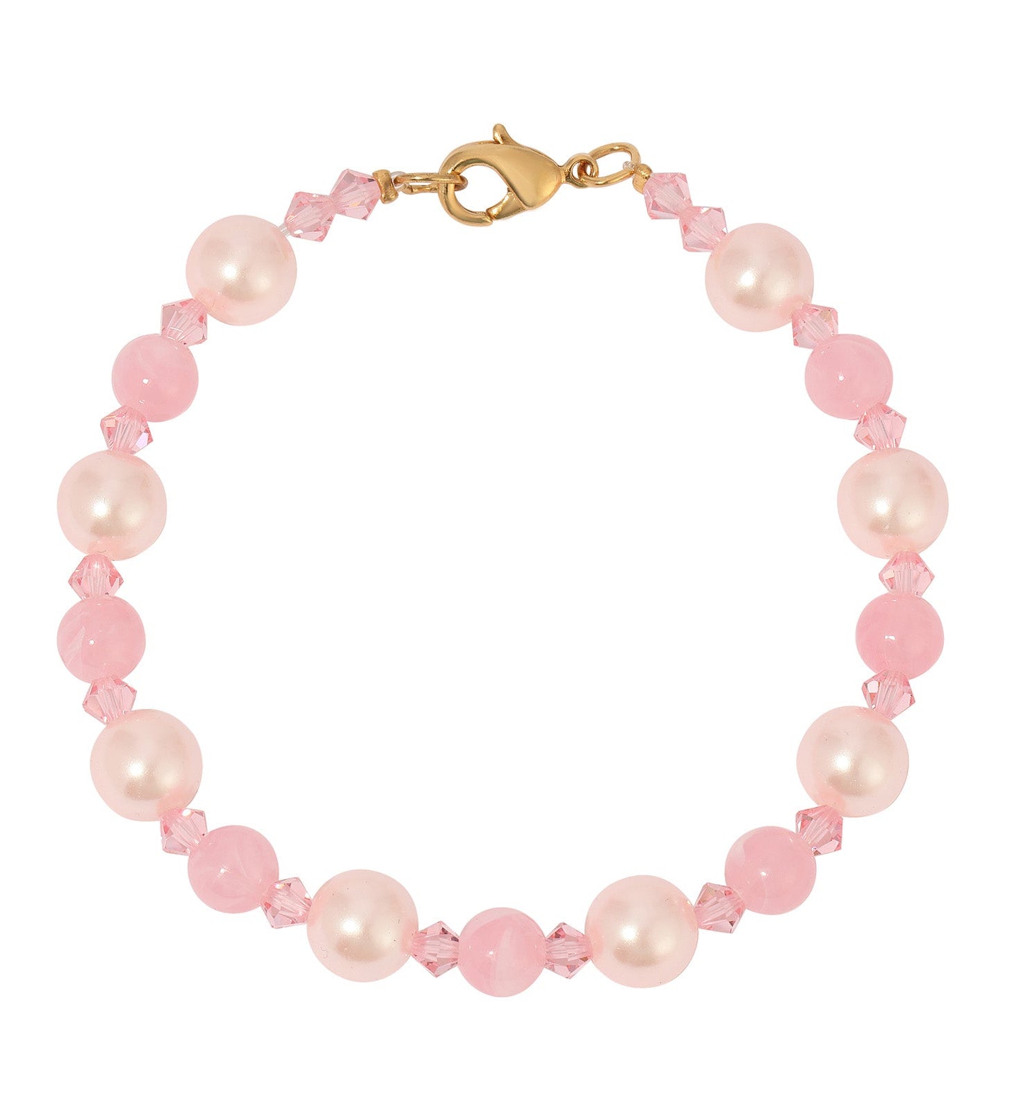 1928 Jewelry Rosabella Faux Pearl & Crystal Link Bracelet