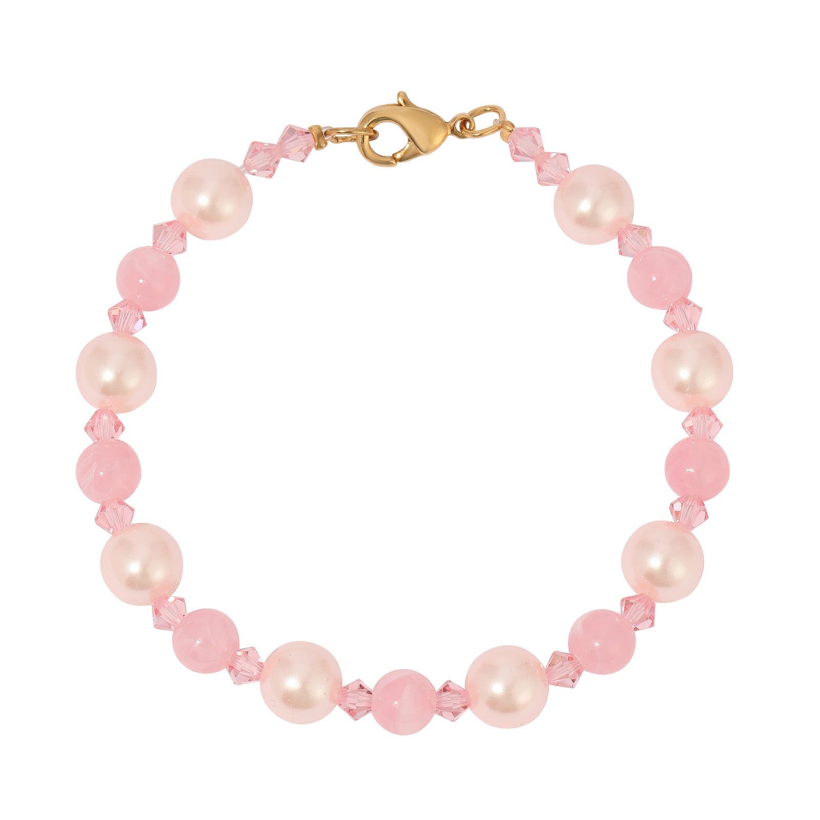 1928 Jewelry Rosabella Faux Pearl & Crystal Link Bracelet