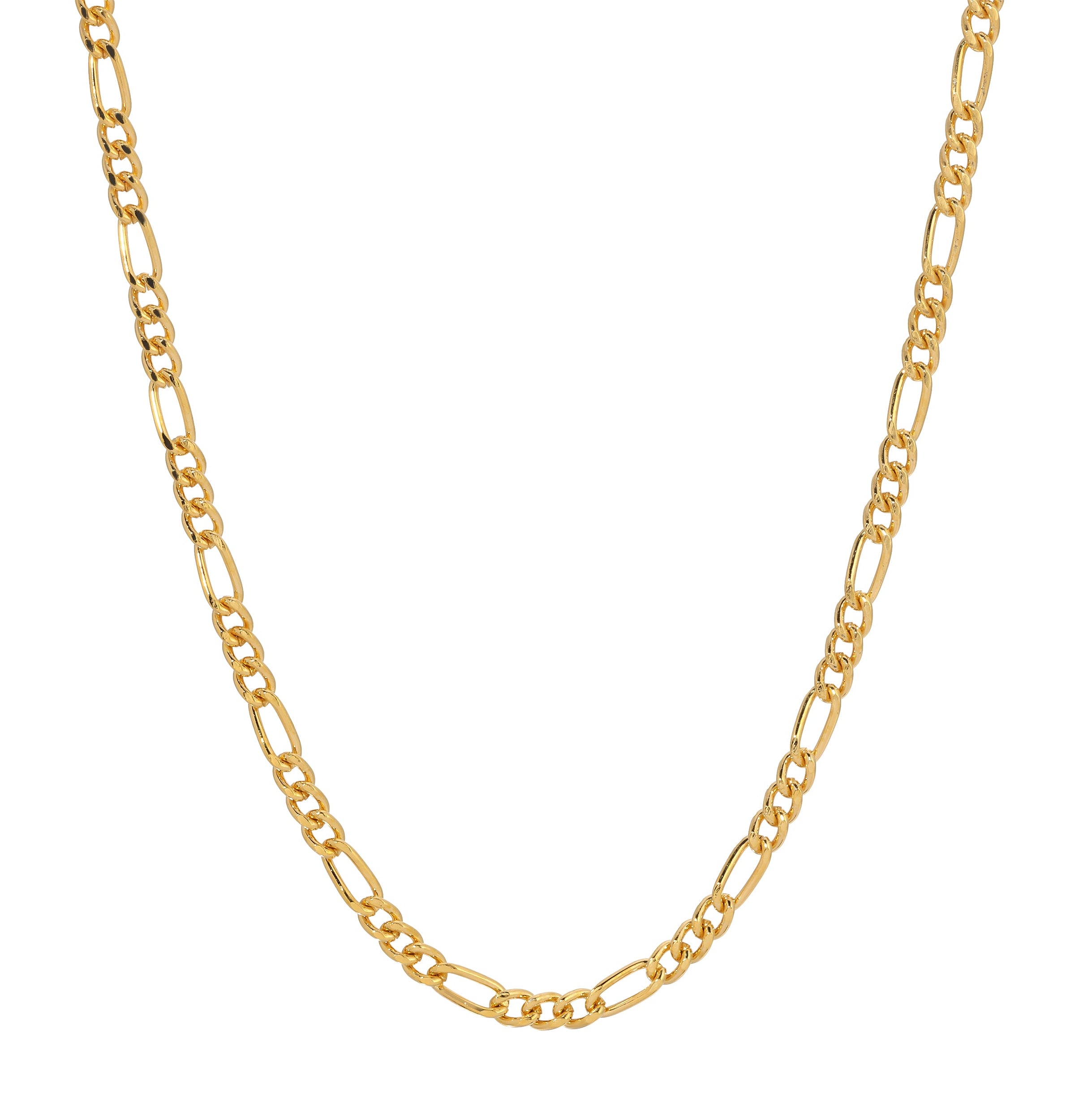 1928 Jewelry Gold Figaro Chain Necklace 16"