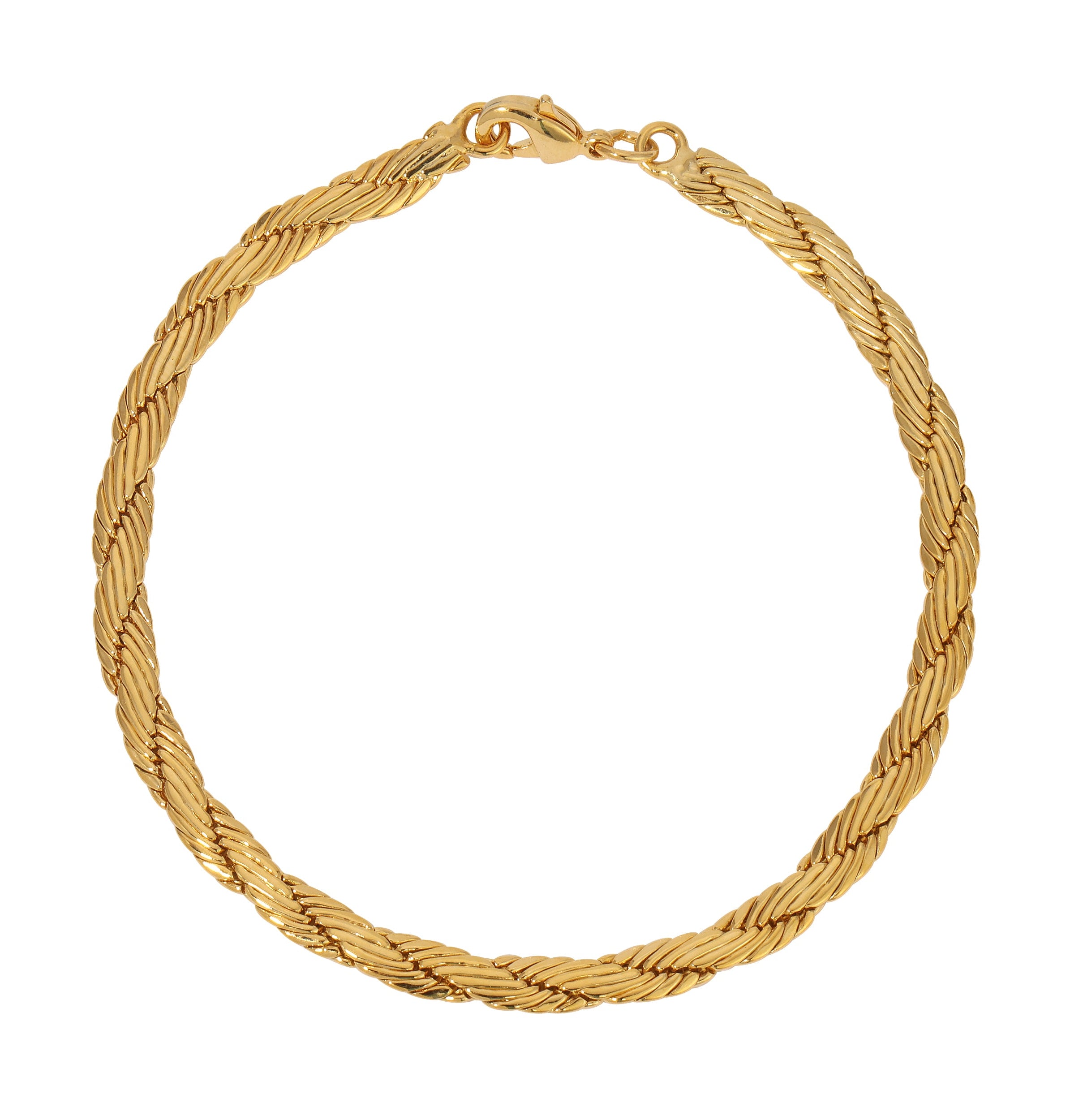 1928 Jewelry Gold Cobra Chain Bracelet