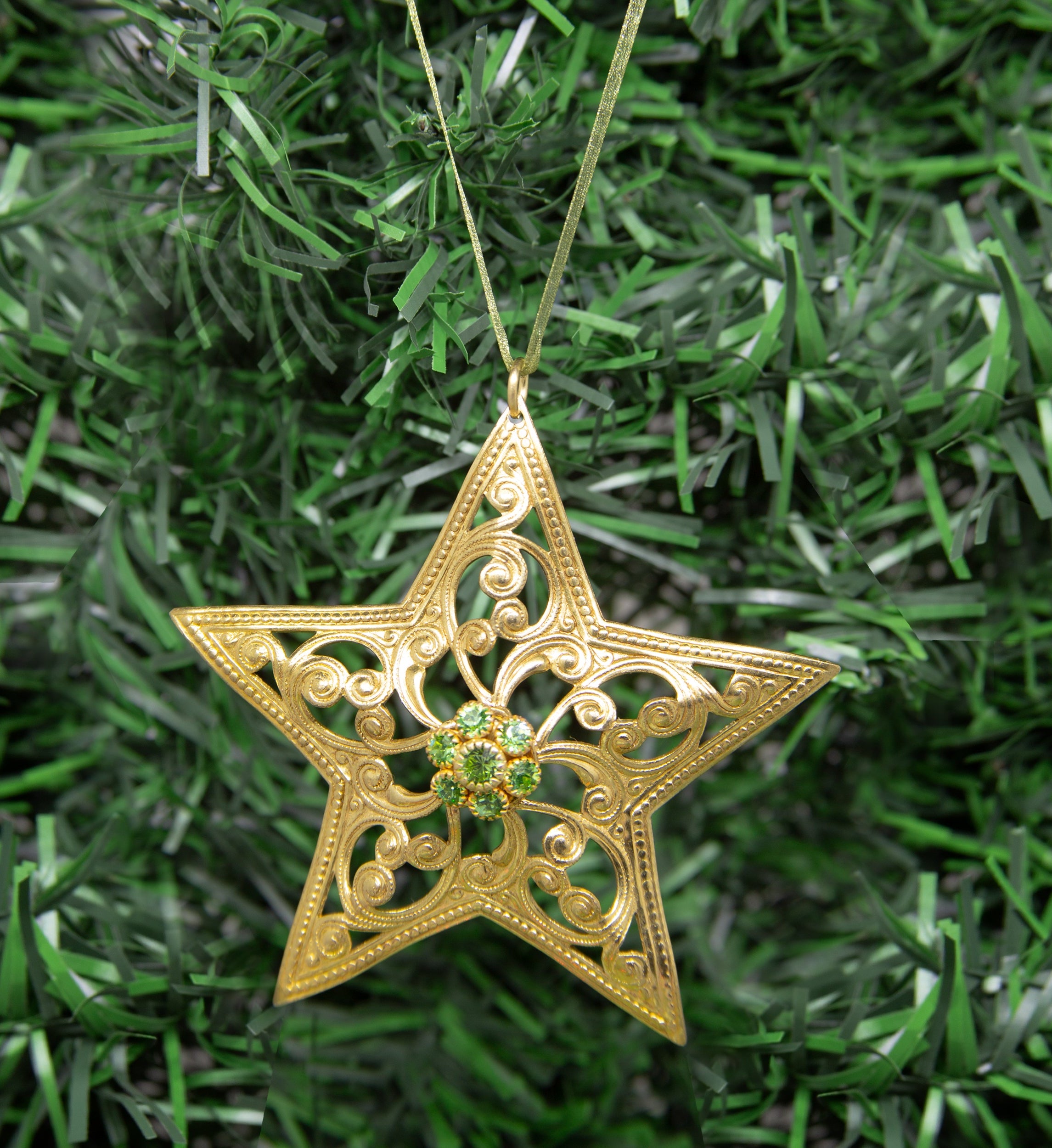 1928 Jewelry Wishing Star Christmas Tree Ornament