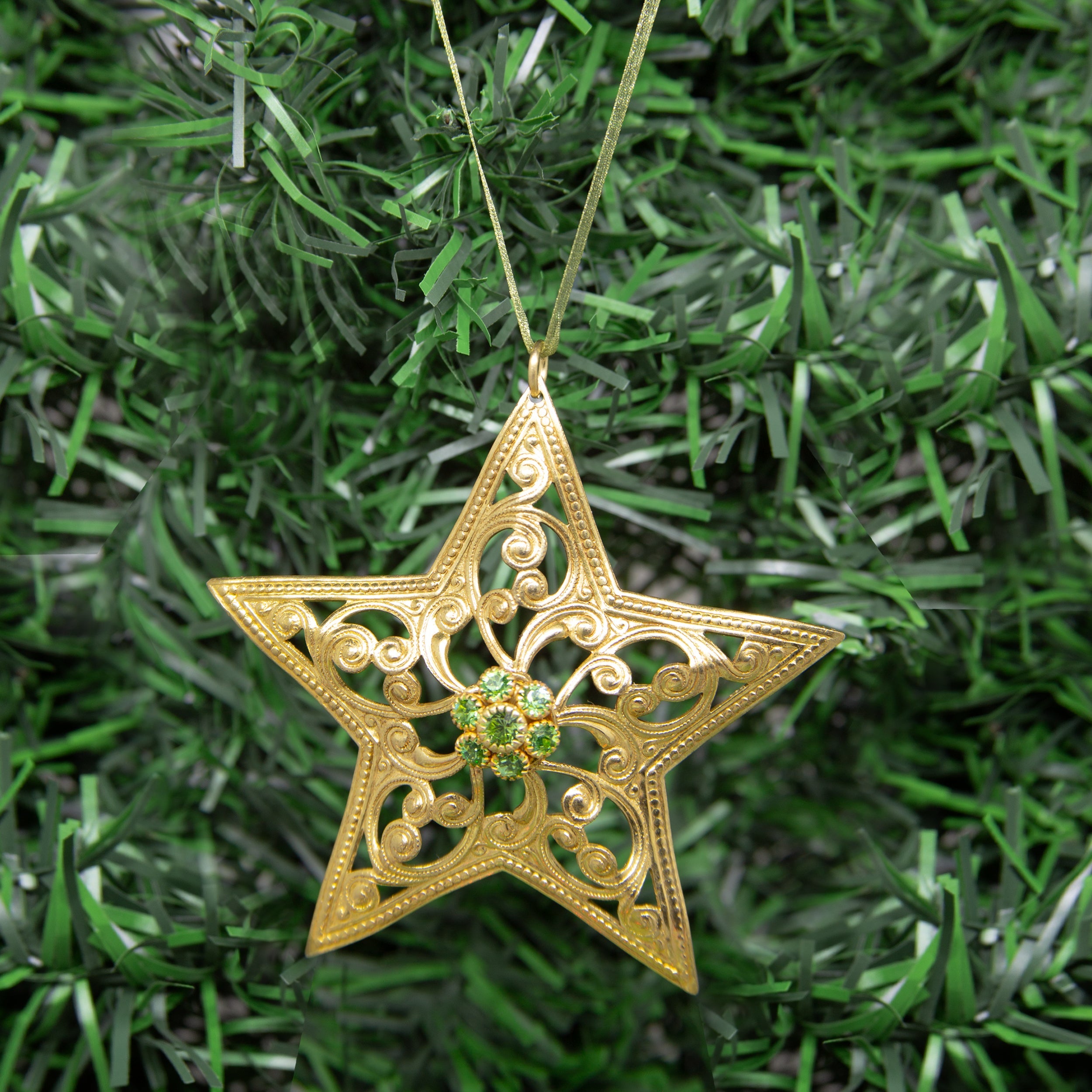 1928 Jewelry Wishing Star Christmas Tree Ornament