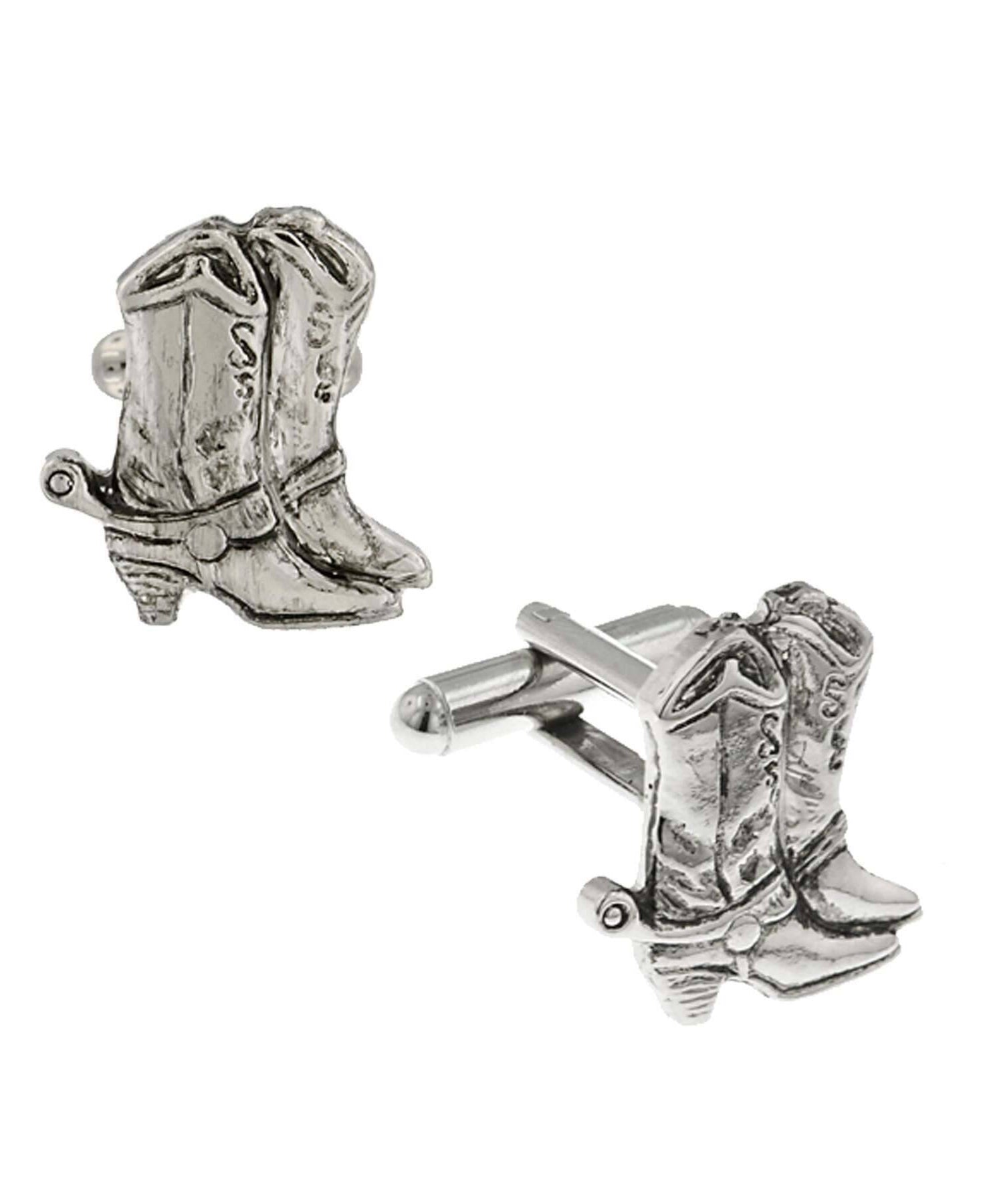 1928 Jewelry Old West Cowboy Boots Cufflinks