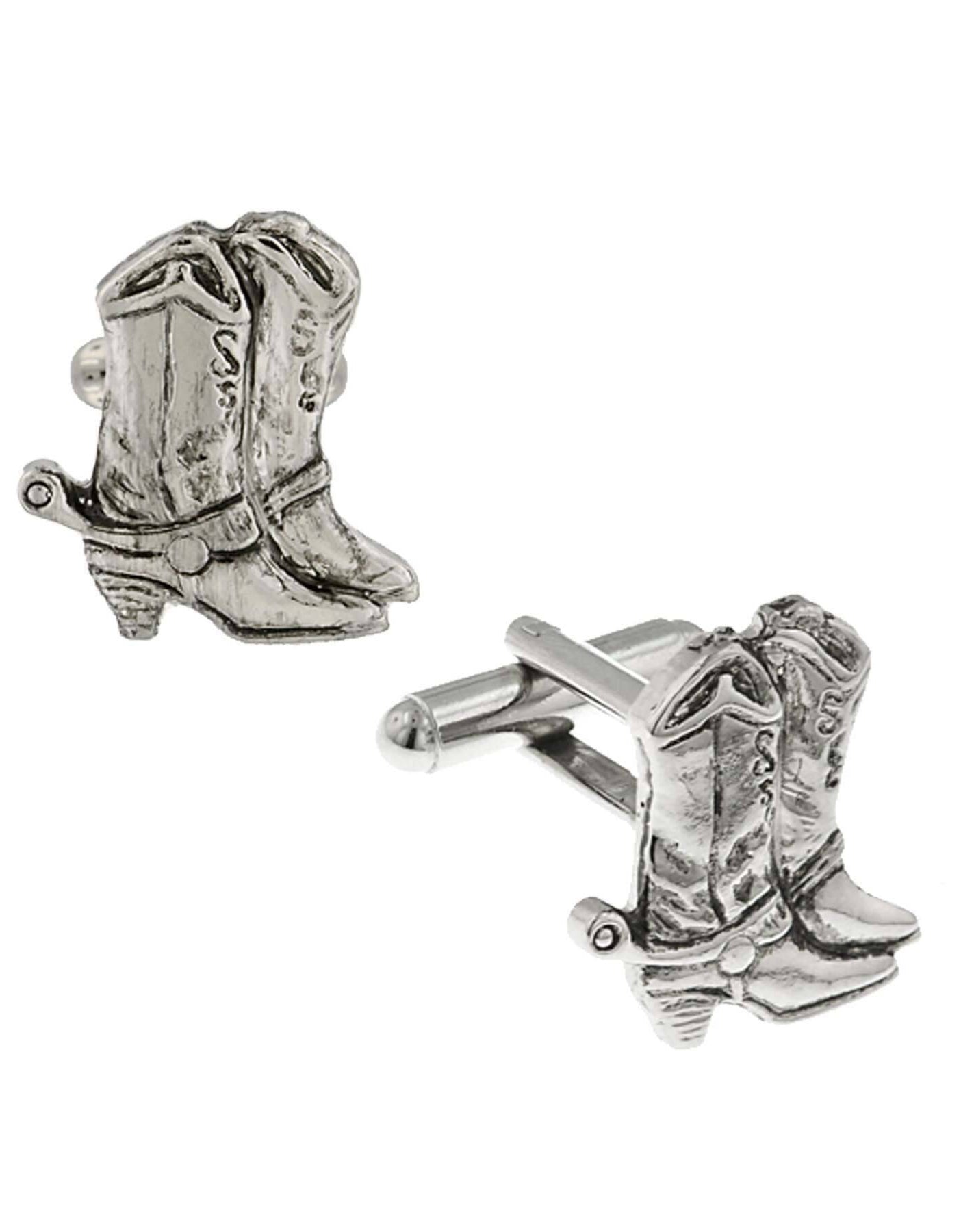 1928 Jewelry Old West Cowboy Boots Cufflinks