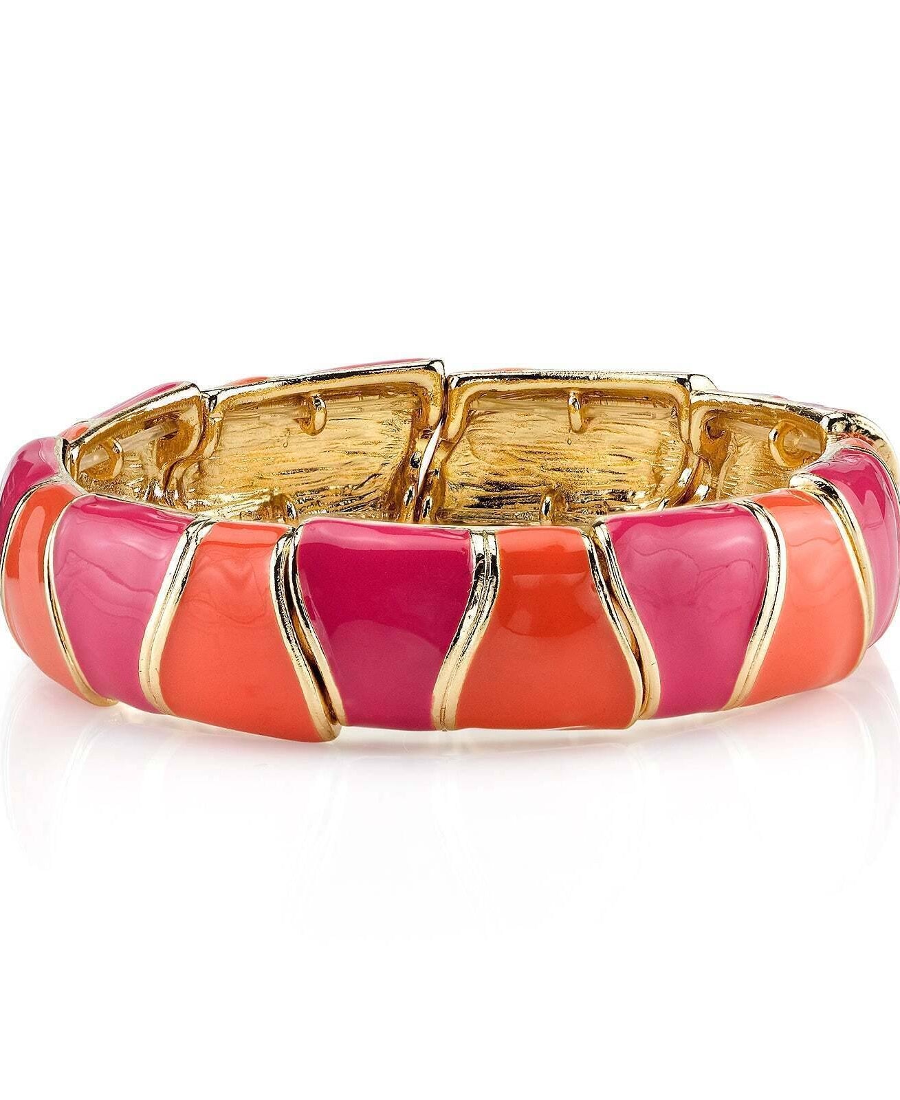 2028 Jewelry Wave Hand Enameled Stretch Bracelet