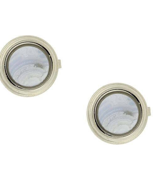 1928 Jewelry CUFF IT!¨ Cufflinks Genuine Gemstone Round Button Covers