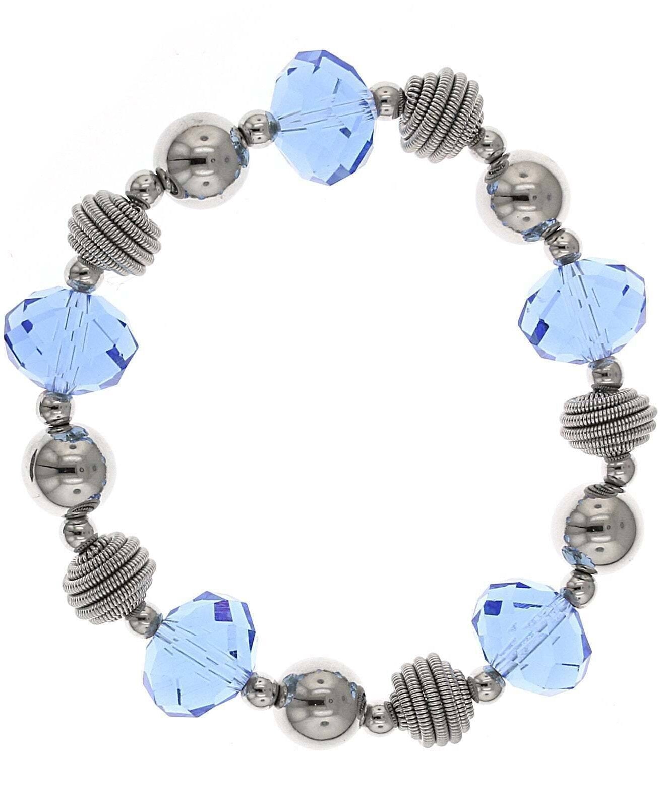 2028 Jewelry Glistening Crystal Mirage Multi Beaded Stretch Bracelet