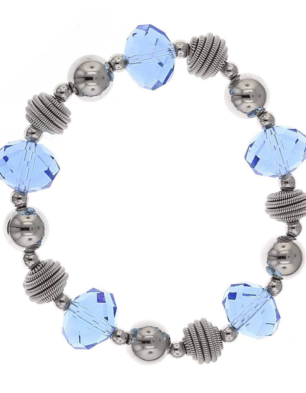 2028 Jewelry Glistening Crystal Mirage Multi Beaded Stretch Bracelet