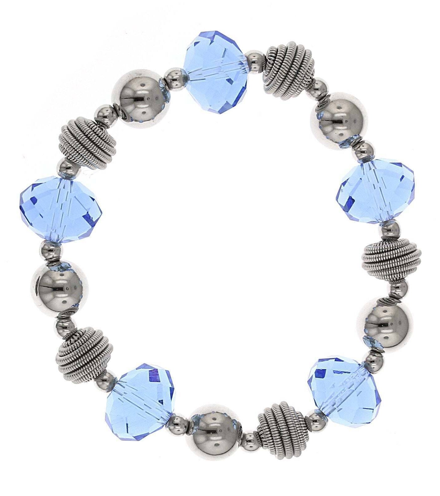 2028 Jewelry Glistening Crystal Mirage Multi Beaded Stretch Bracelet