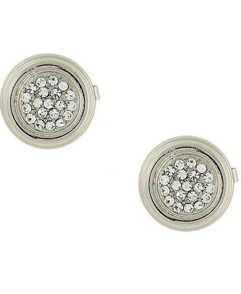 1928 Jewelry Pave Crystal Button Cover