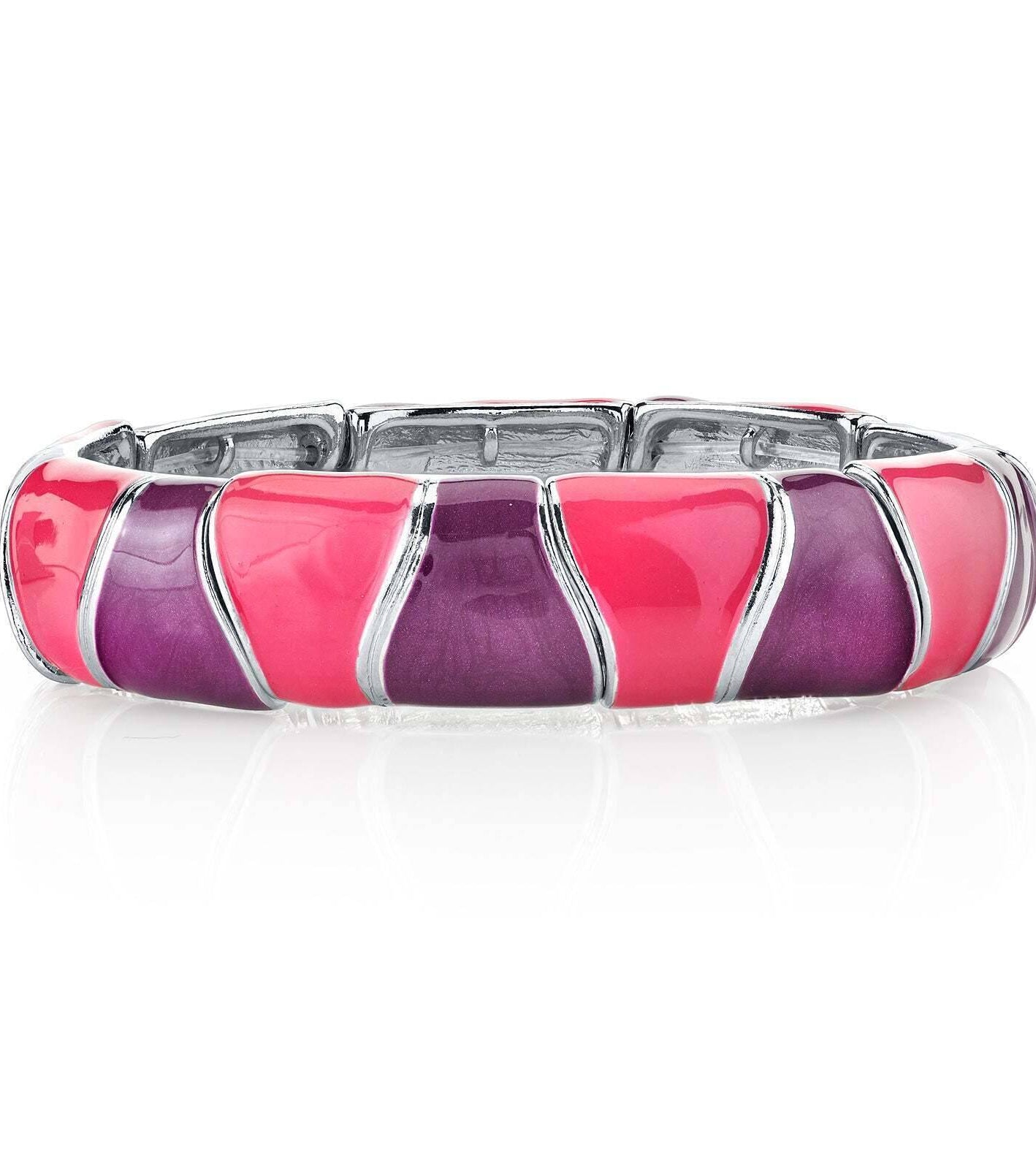 2028 Jewelry Wave Hand Enameled Stretch Bracelet