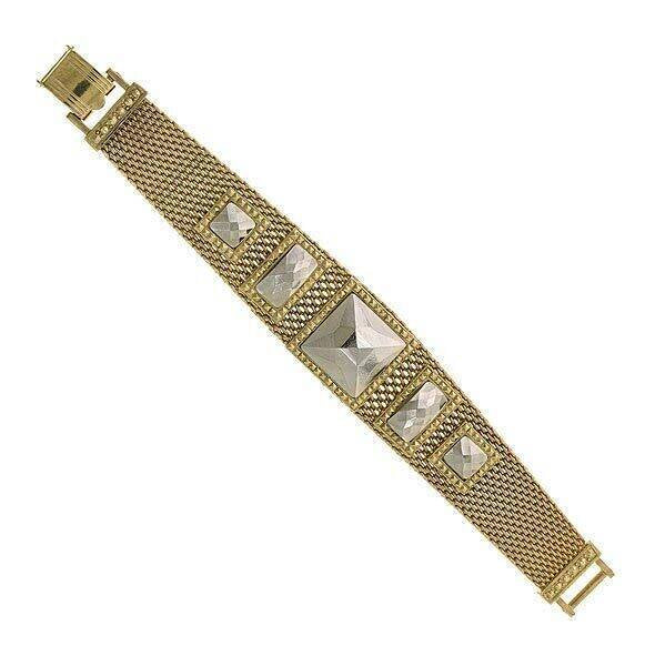 1928 Jewelry Fusion Lux Soft Mesh Bracelet