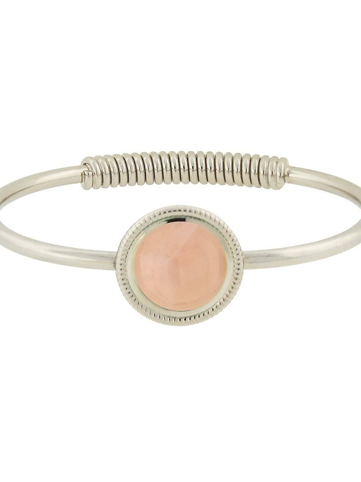 1928 Jewelry Gemstone Spring Hinge Bracelet