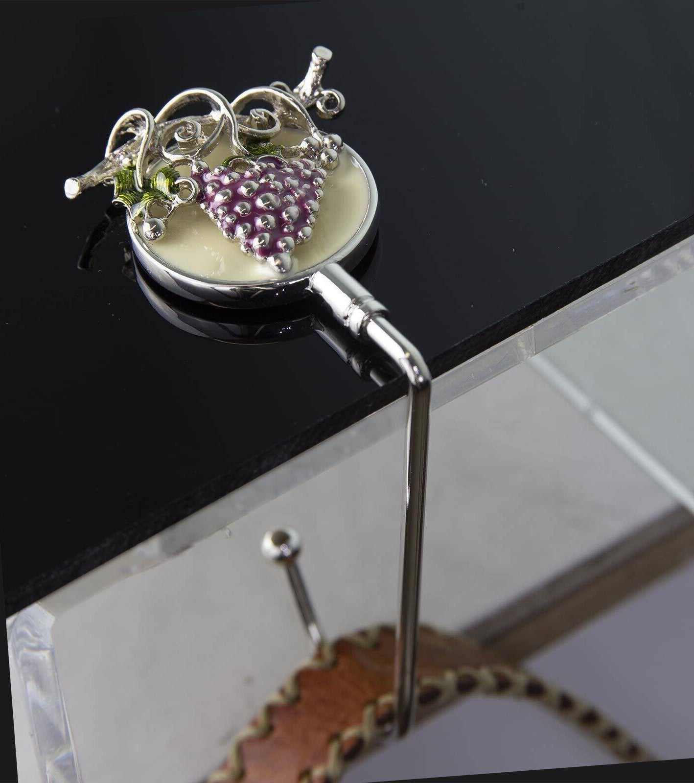 1928 Jewelry Winery Purple Grapes On Vine Purse Holder