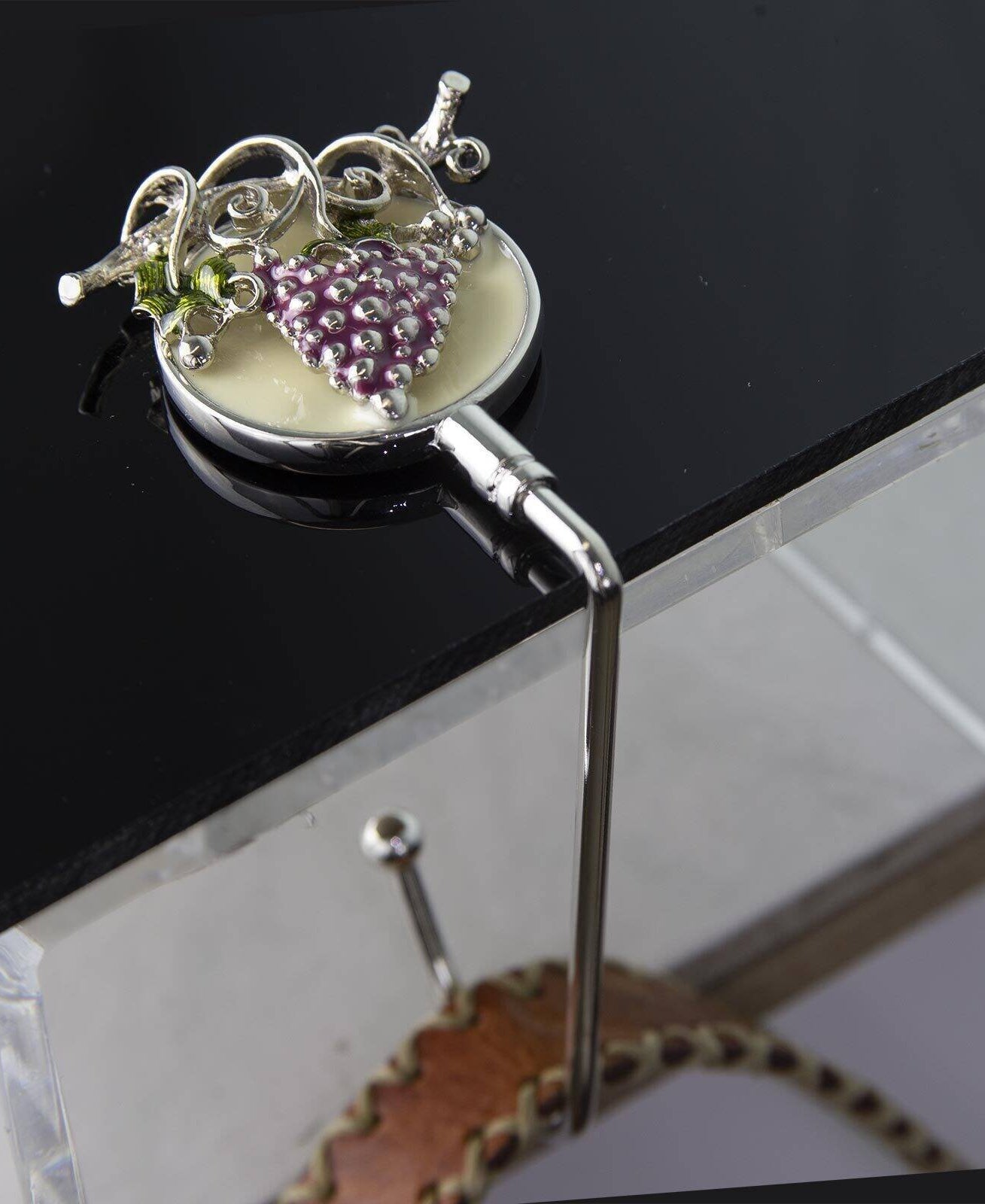 1928 Jewelry Winery Purple Grapes On Vine Purse Holder