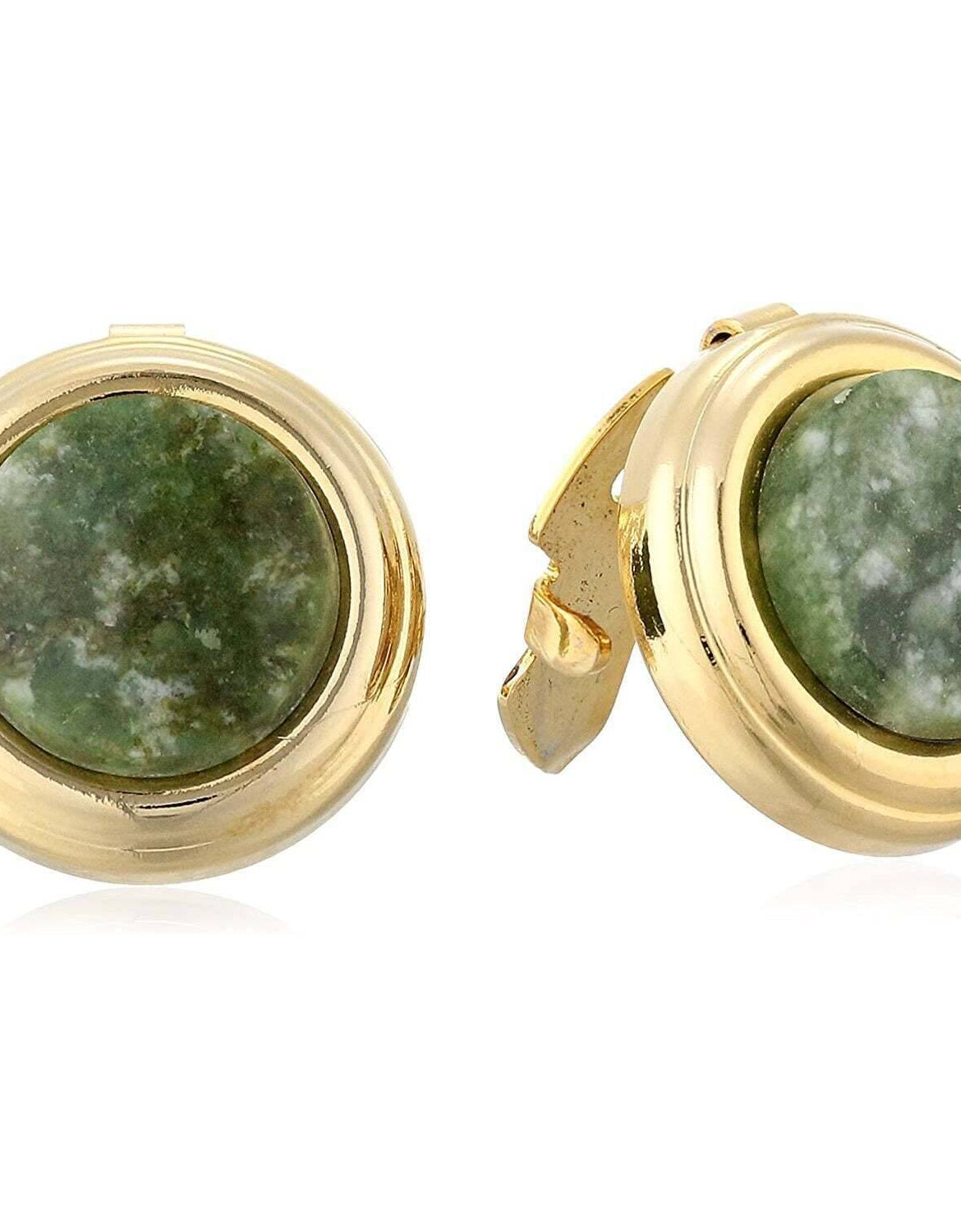 1928 Jewelry CUFF IT!¨ Cufflinks Semi Precious Button Cover