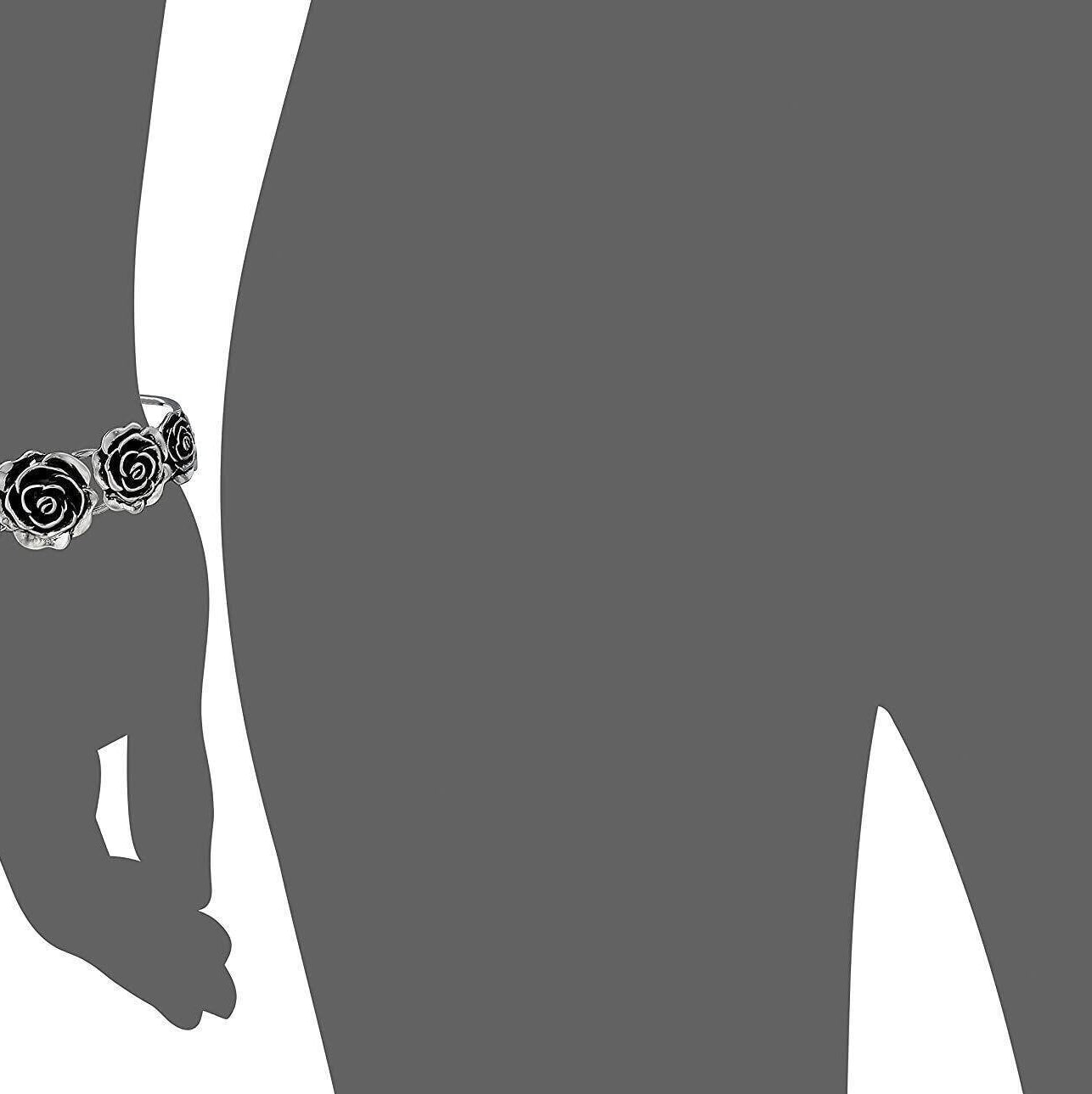 2028 Jewelry Flower Cuff Bracelet