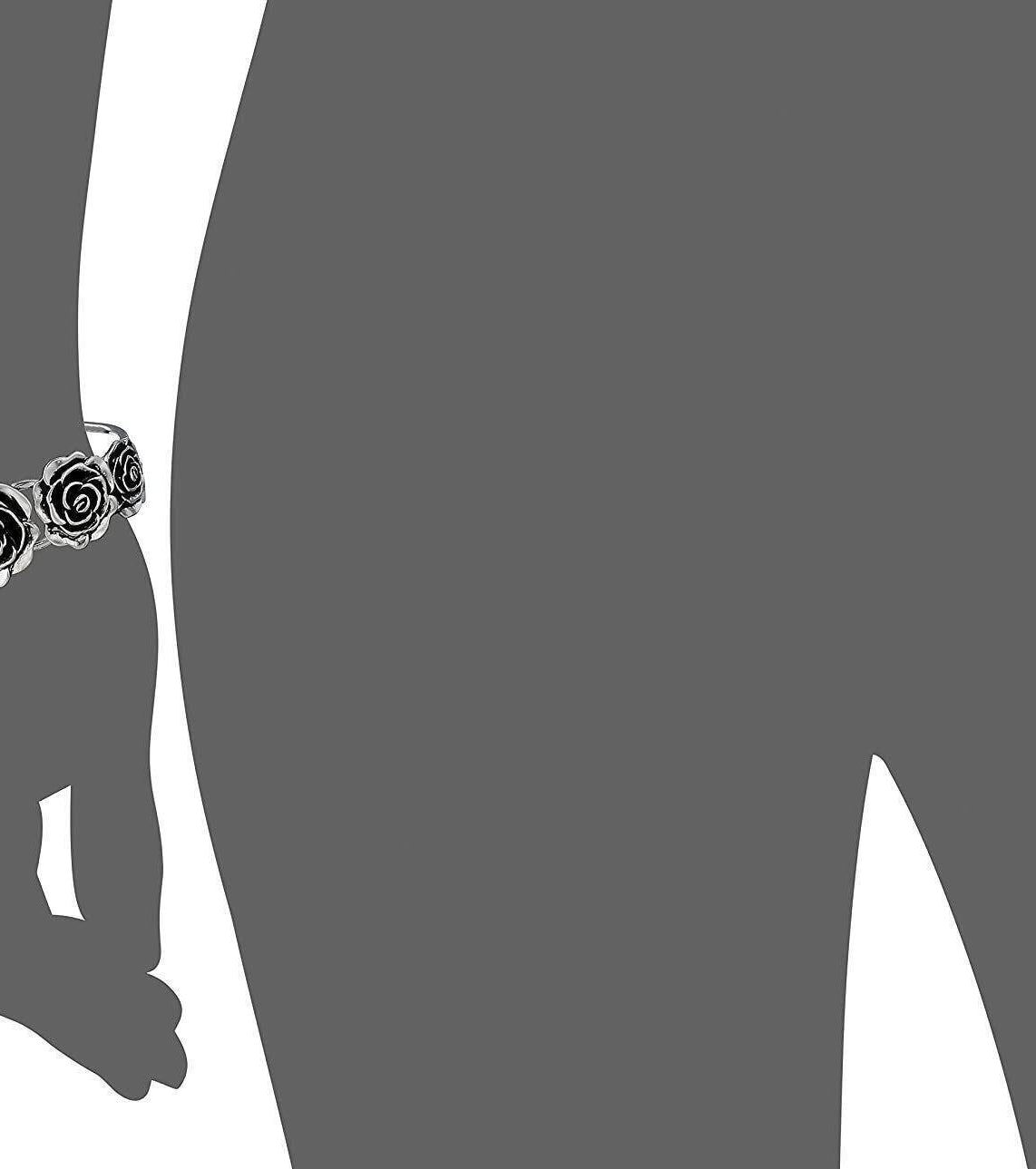 2028 Jewelry Flower Cuff Bracelet