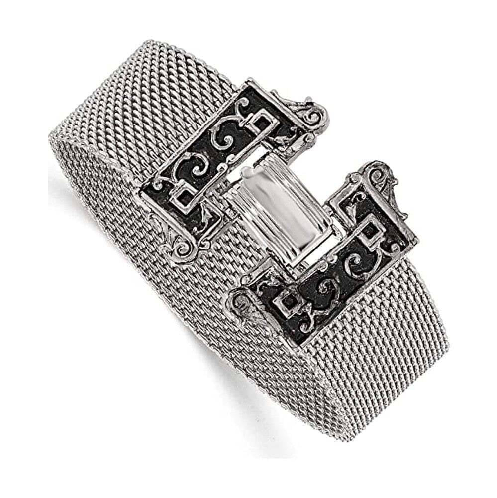 1928 Jewelry Grecian Inspired Chain Mesh Clasp Bracelet