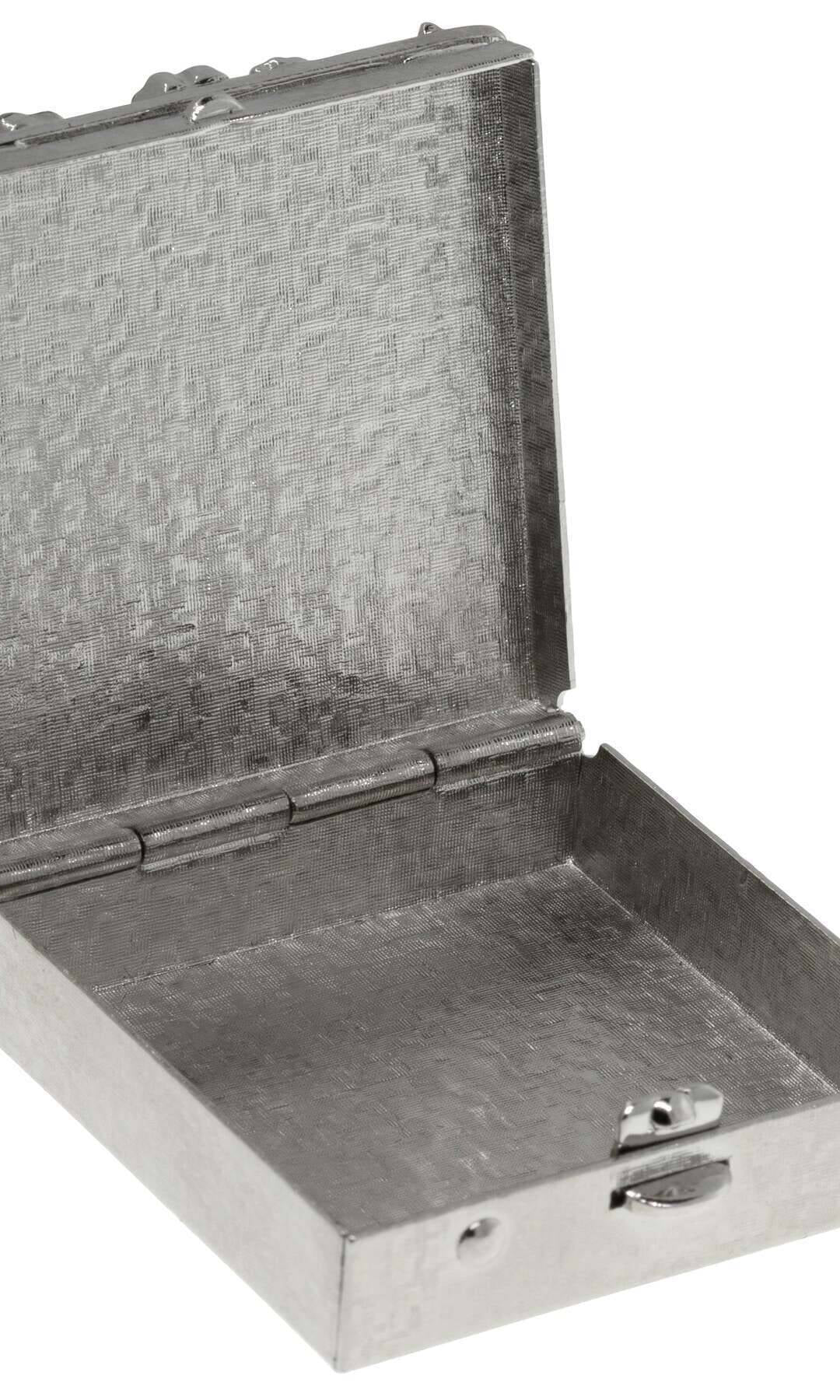 1928 Jewelry Sunburst Garden Crystal Square Pill Box