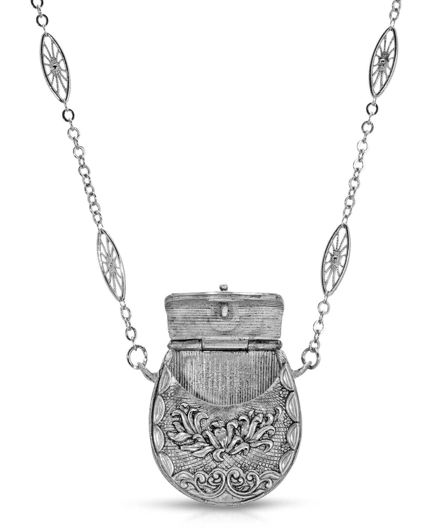 1928 Jewelry Vintage Purse Pendant Necklace 34"