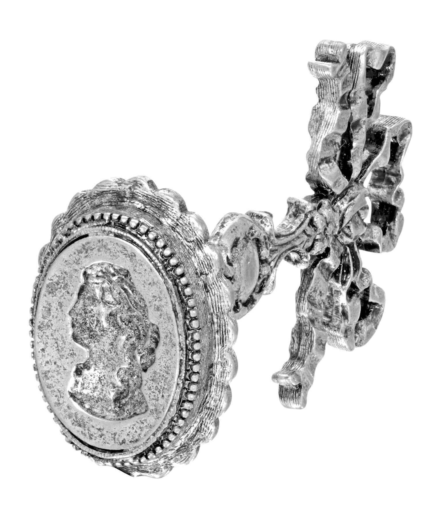 1928 Jewelry Victorian Lady Wax Seal Stamp