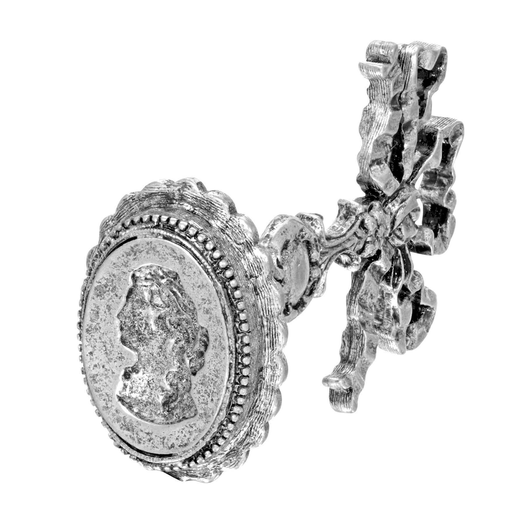 1928 Jewelry Victorian Lady Wax Seal Stamp