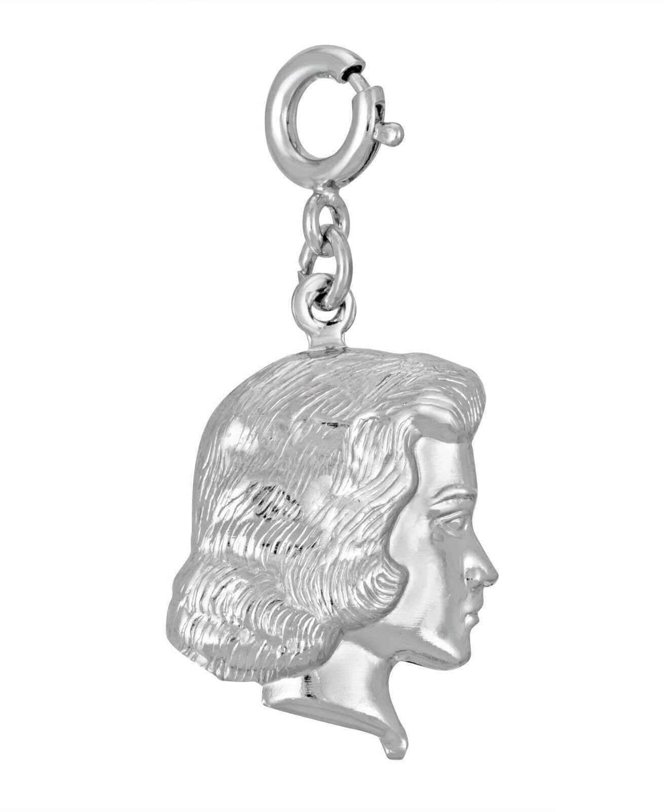 1928 Jewelry Girl Silhouette Charm