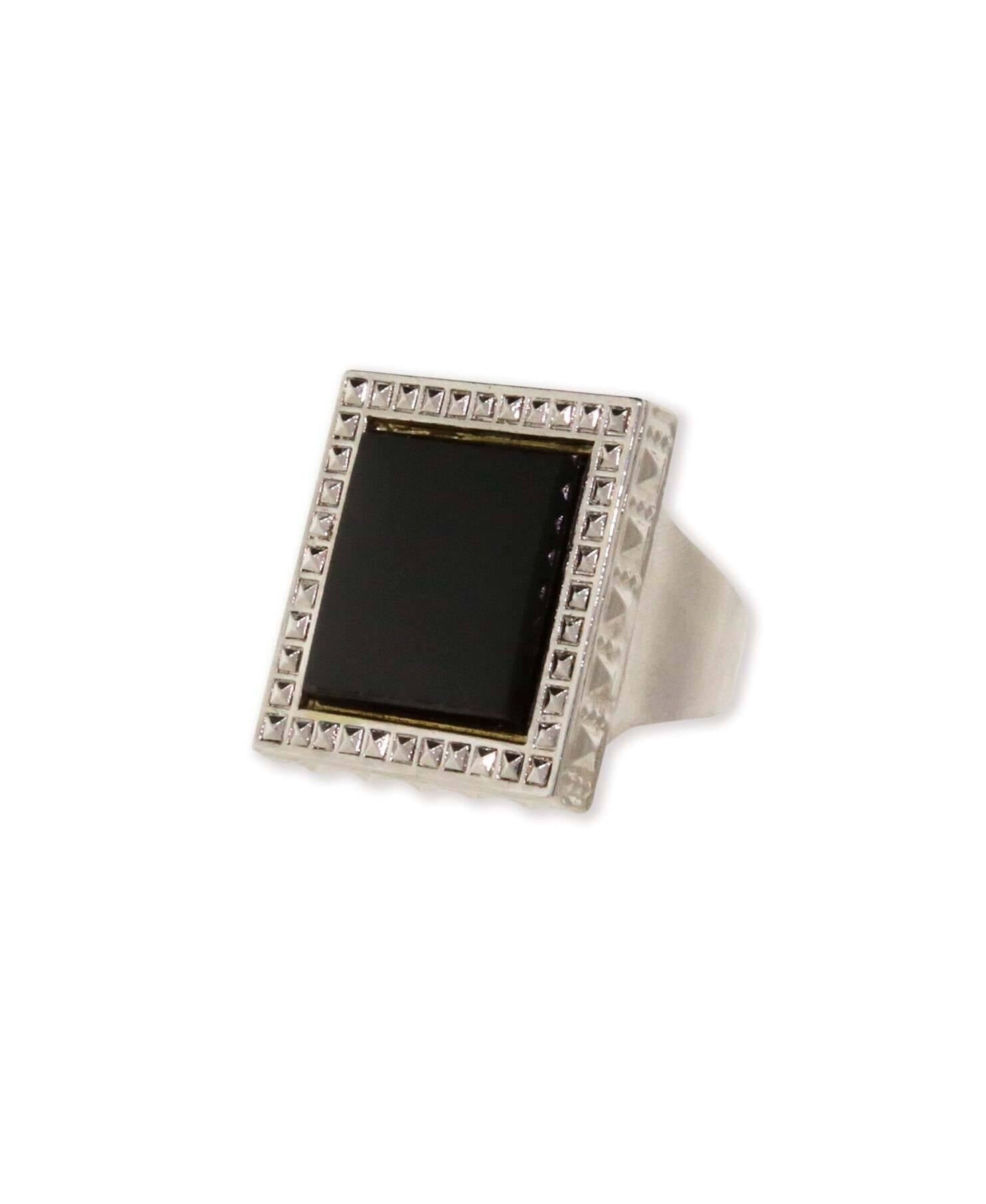 1928 Jewelry Serenity Gemstone Square Ring Size 7