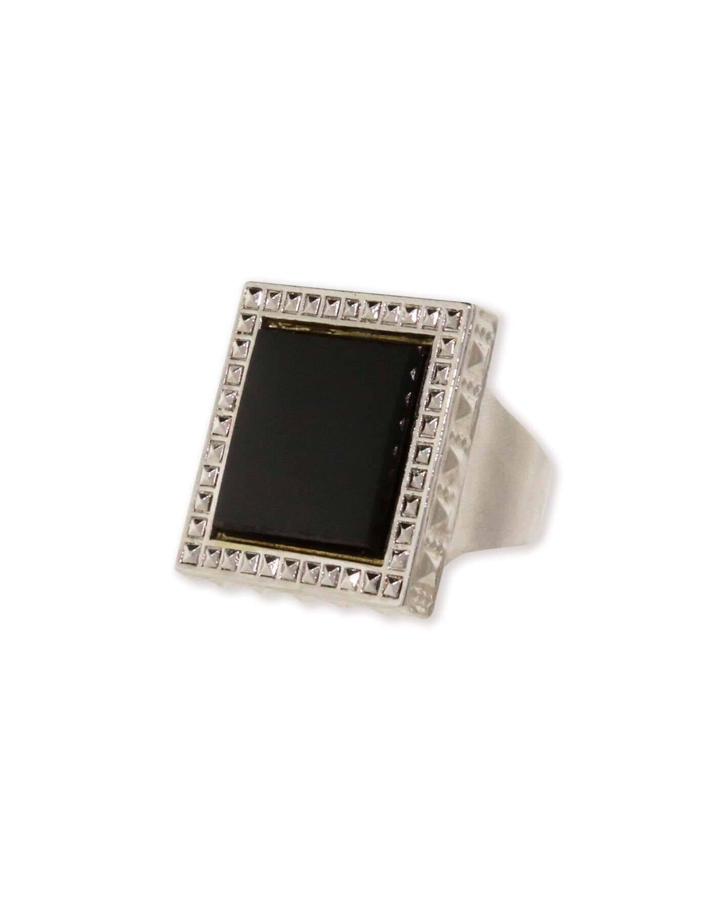 1928 Jewelry Serenity Gemstone Square Ring Size 7