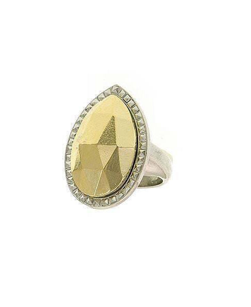 1928 Jewelry Fusion Lux Teardrop Ring Size 8