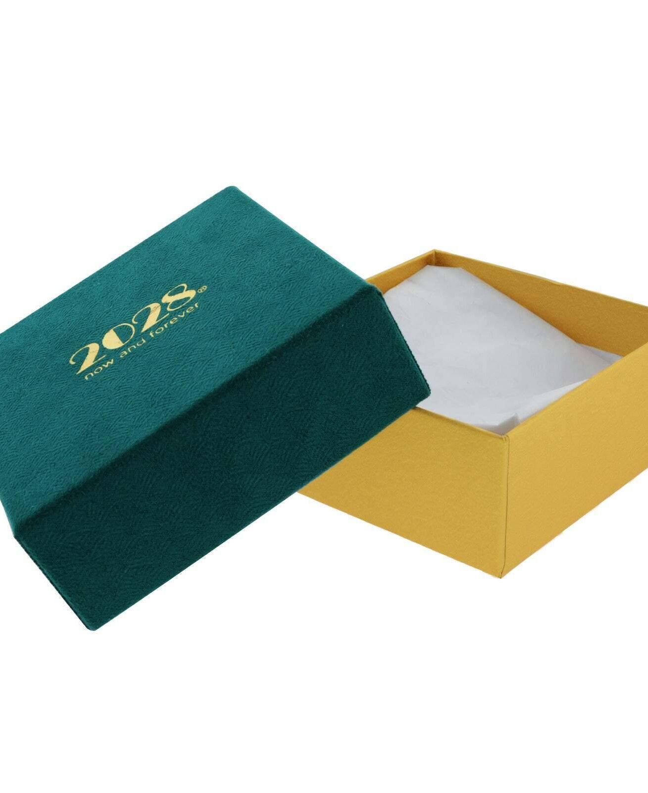 2028 Jewelry Teal Faux Velvet Gift Box